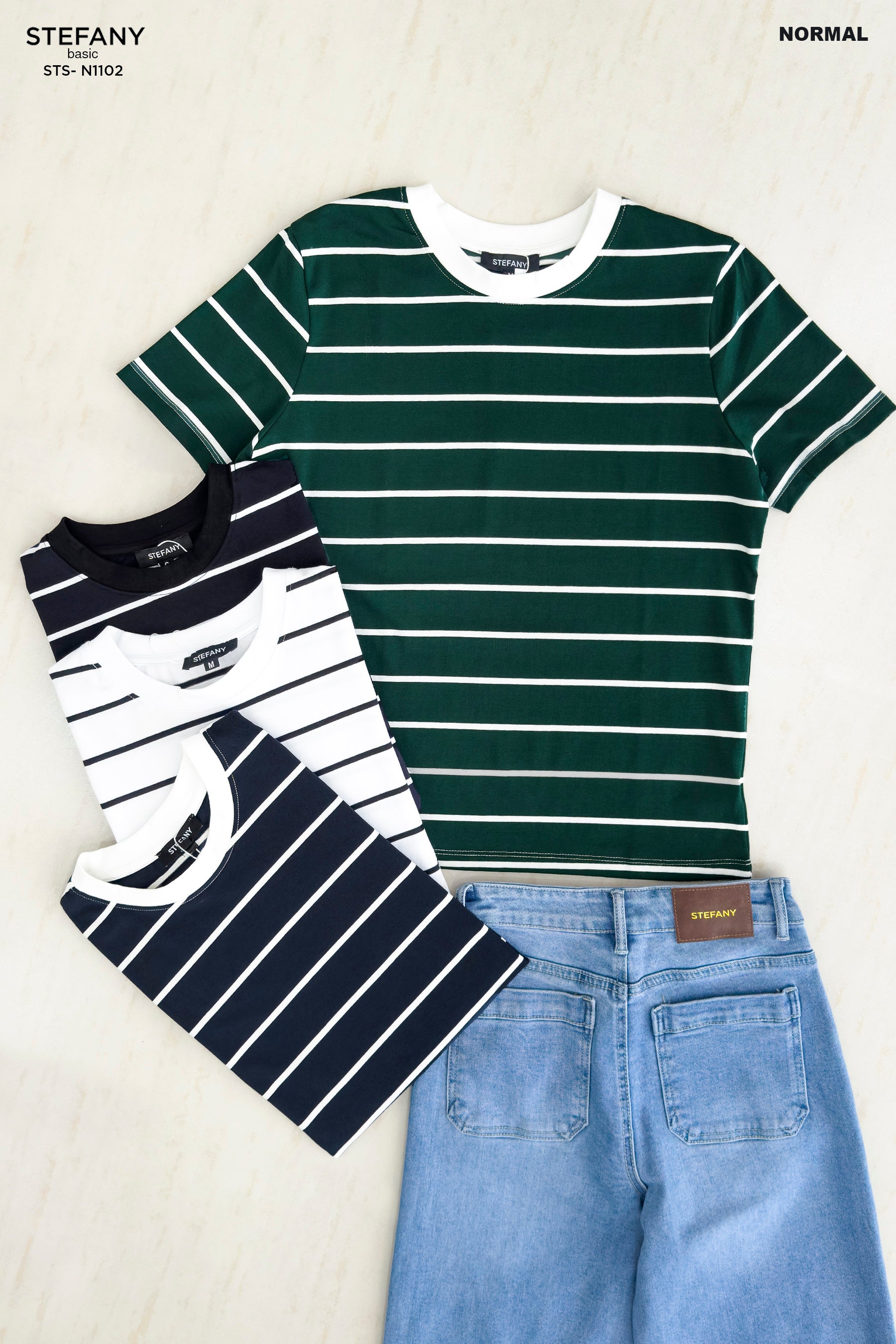 Camiseta de Rayas STS-N1102