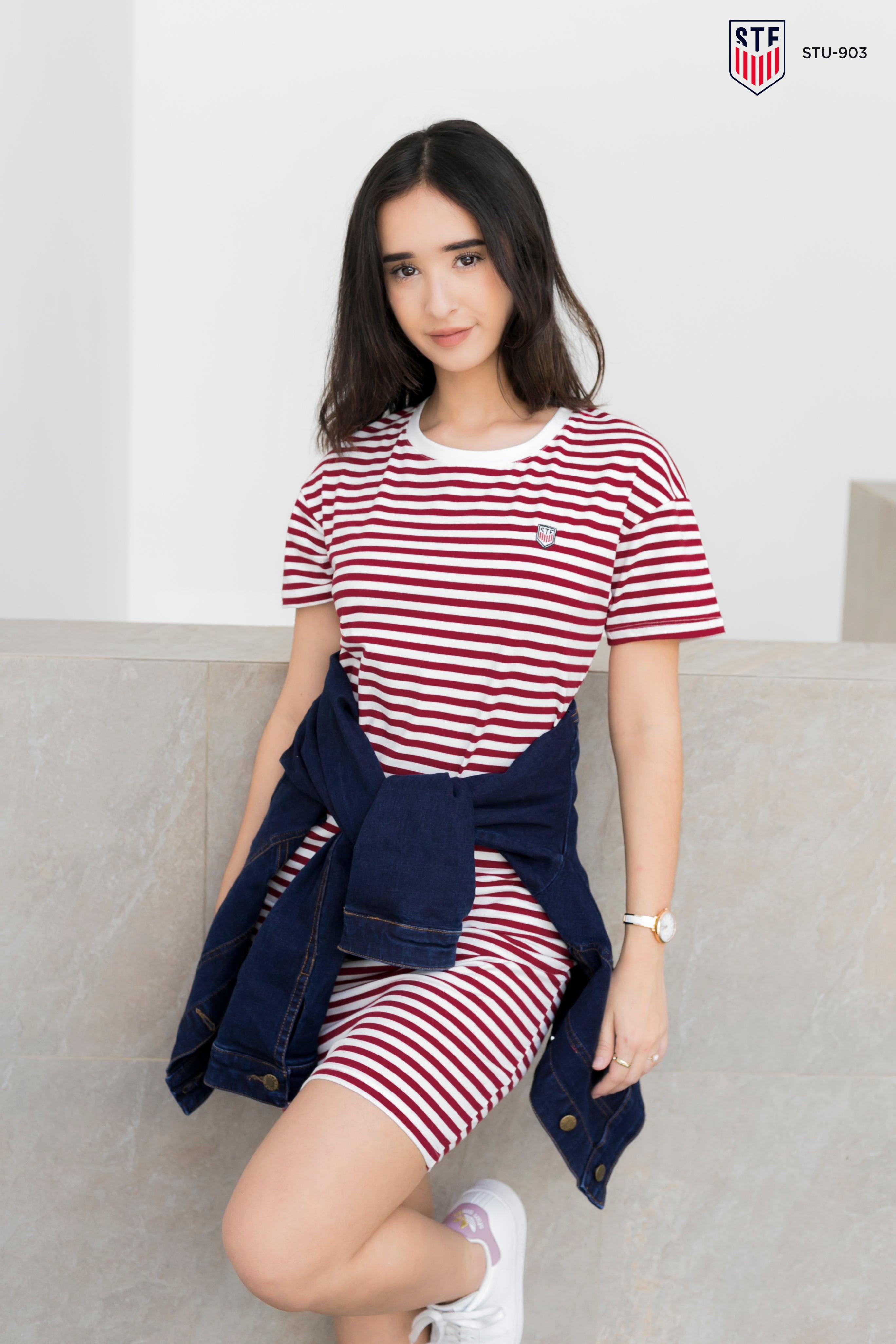 Vestido de Rayas STU-903