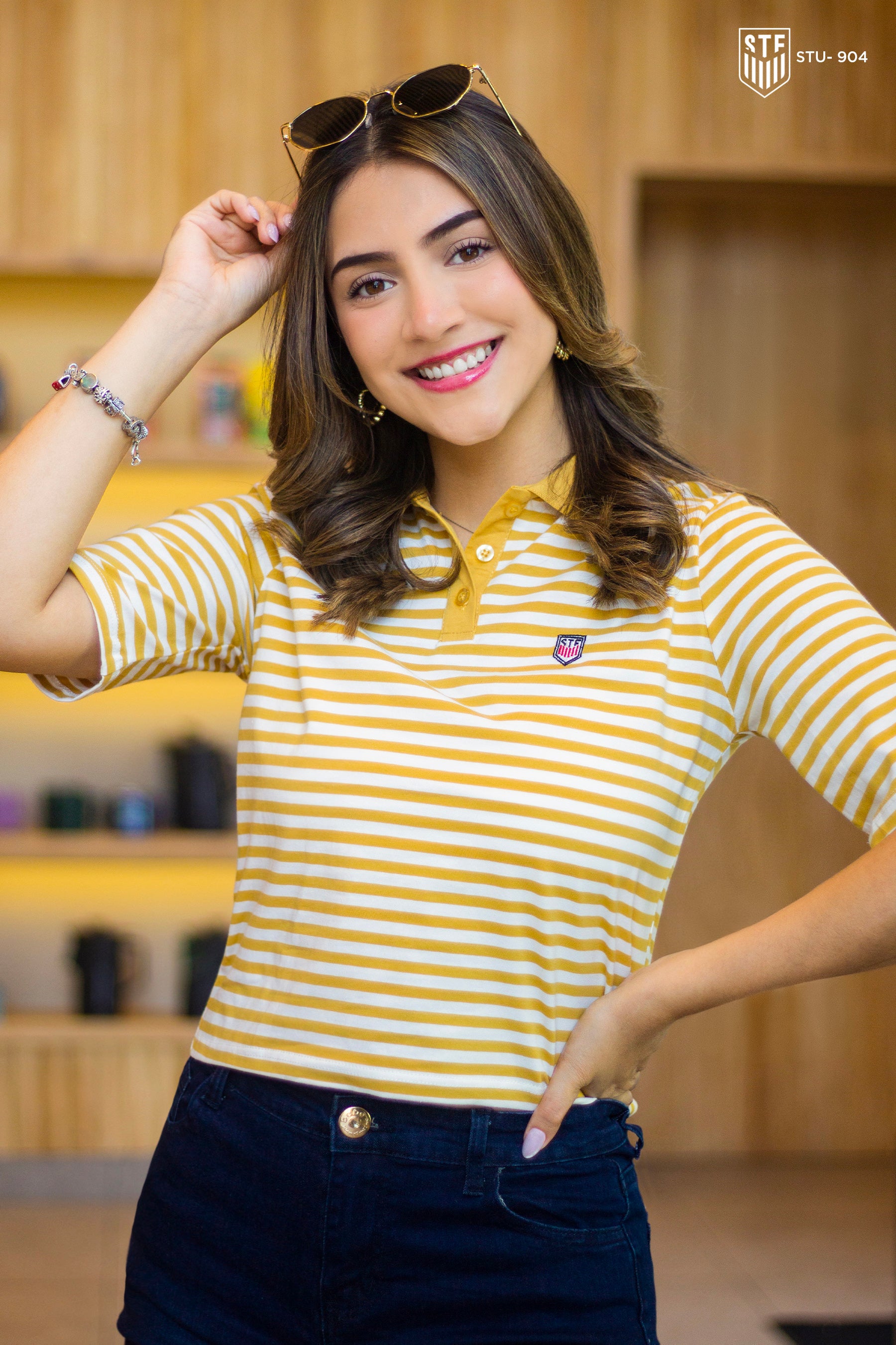 Camisa de Rayas STU-904