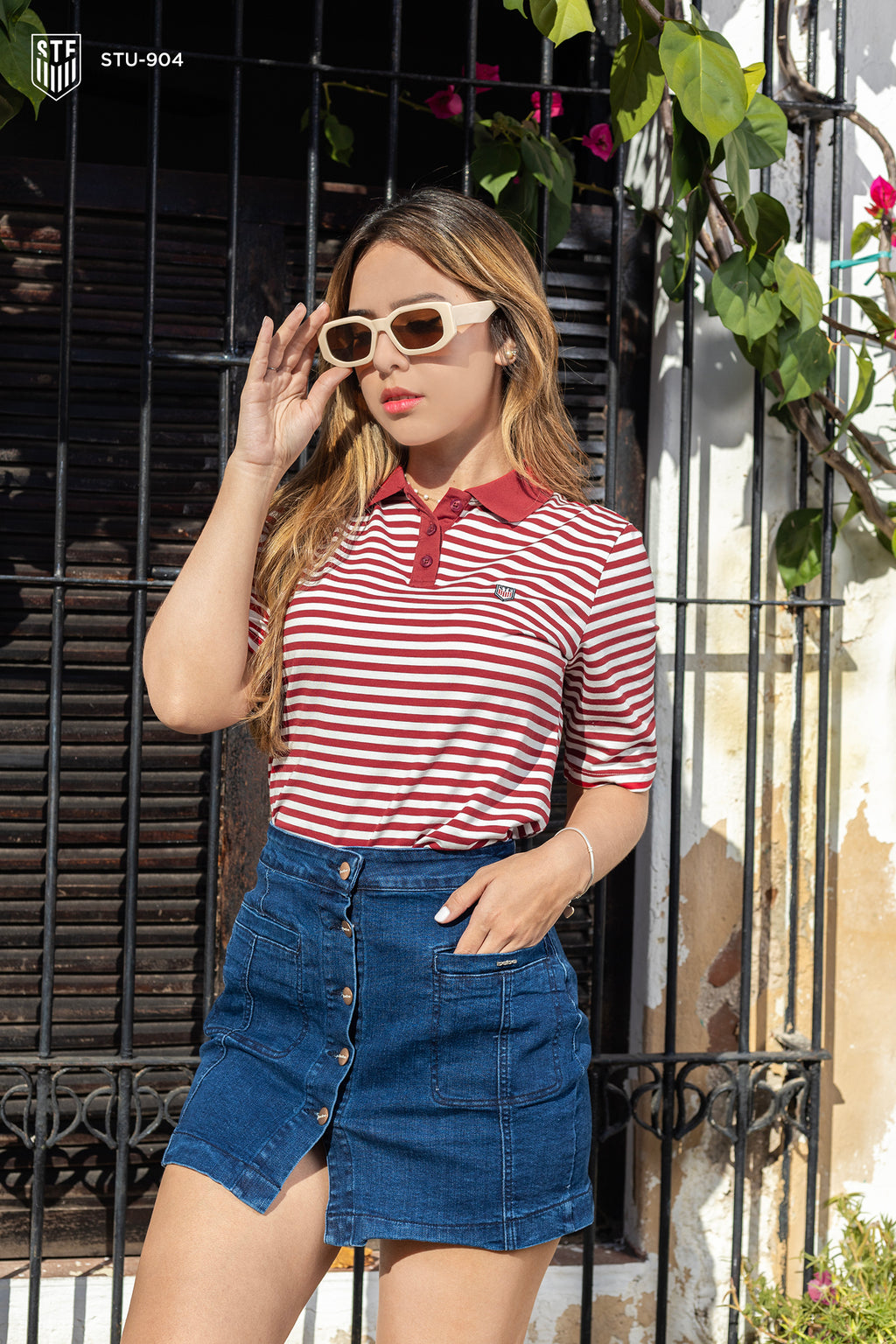 Camisa de Rayas STU-904