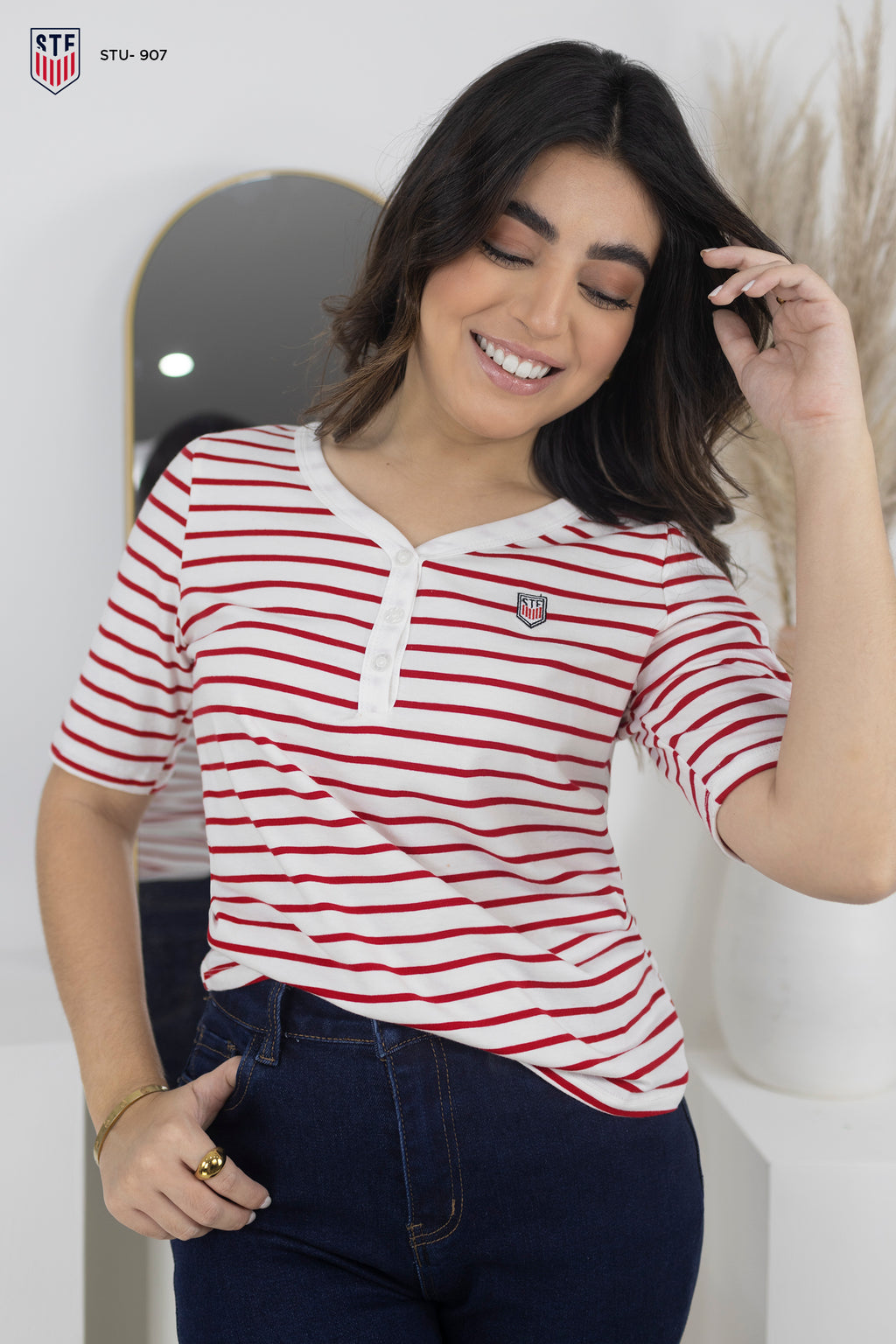 Camisa de Rayas STU-907