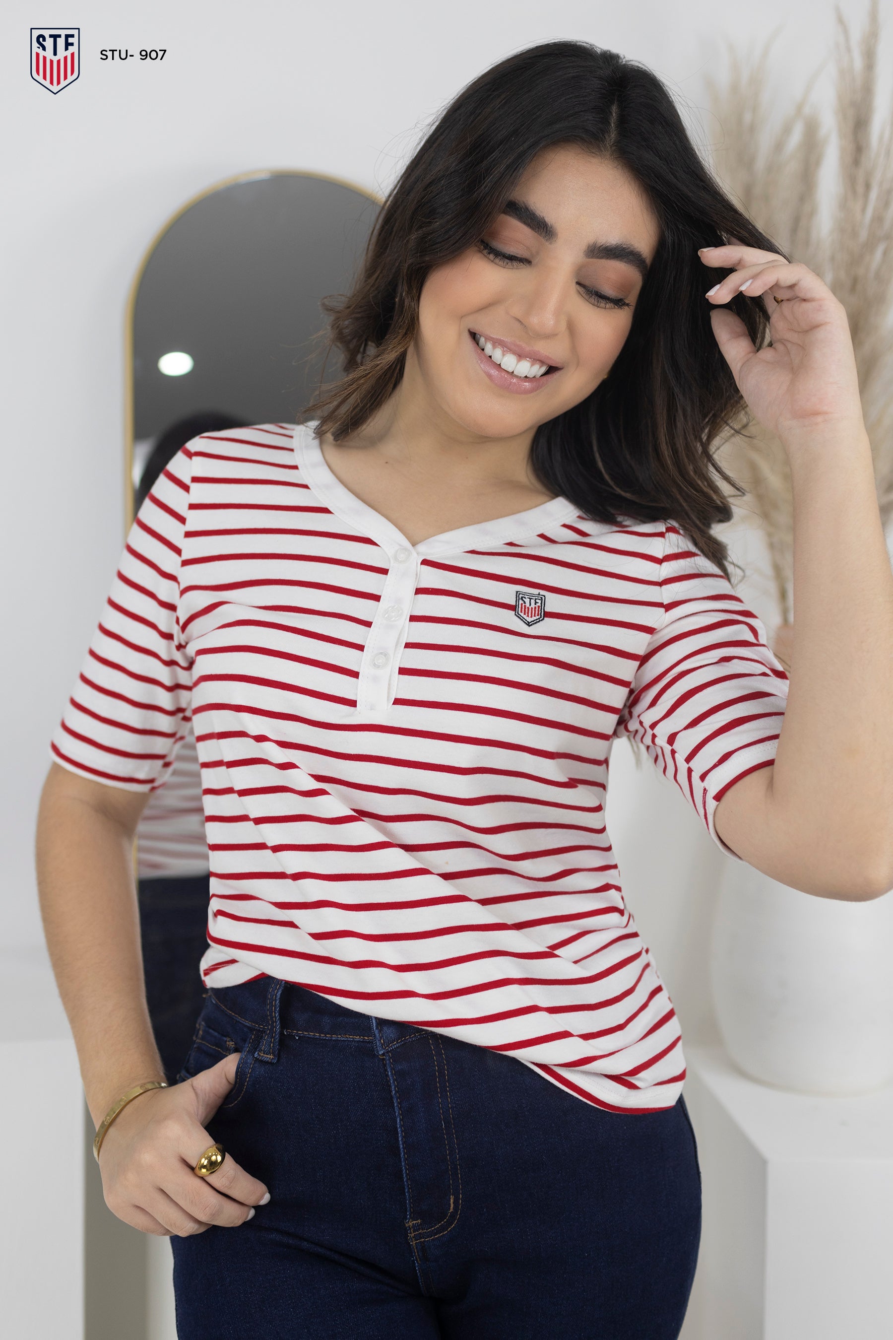 Camisa de Rayas STU-907