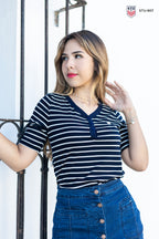 Camisa de Rayas STU-907