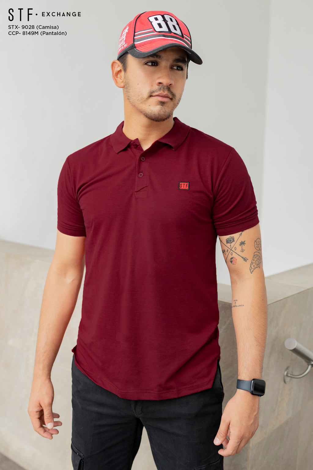 Camisa Tipo Polo STX-9028