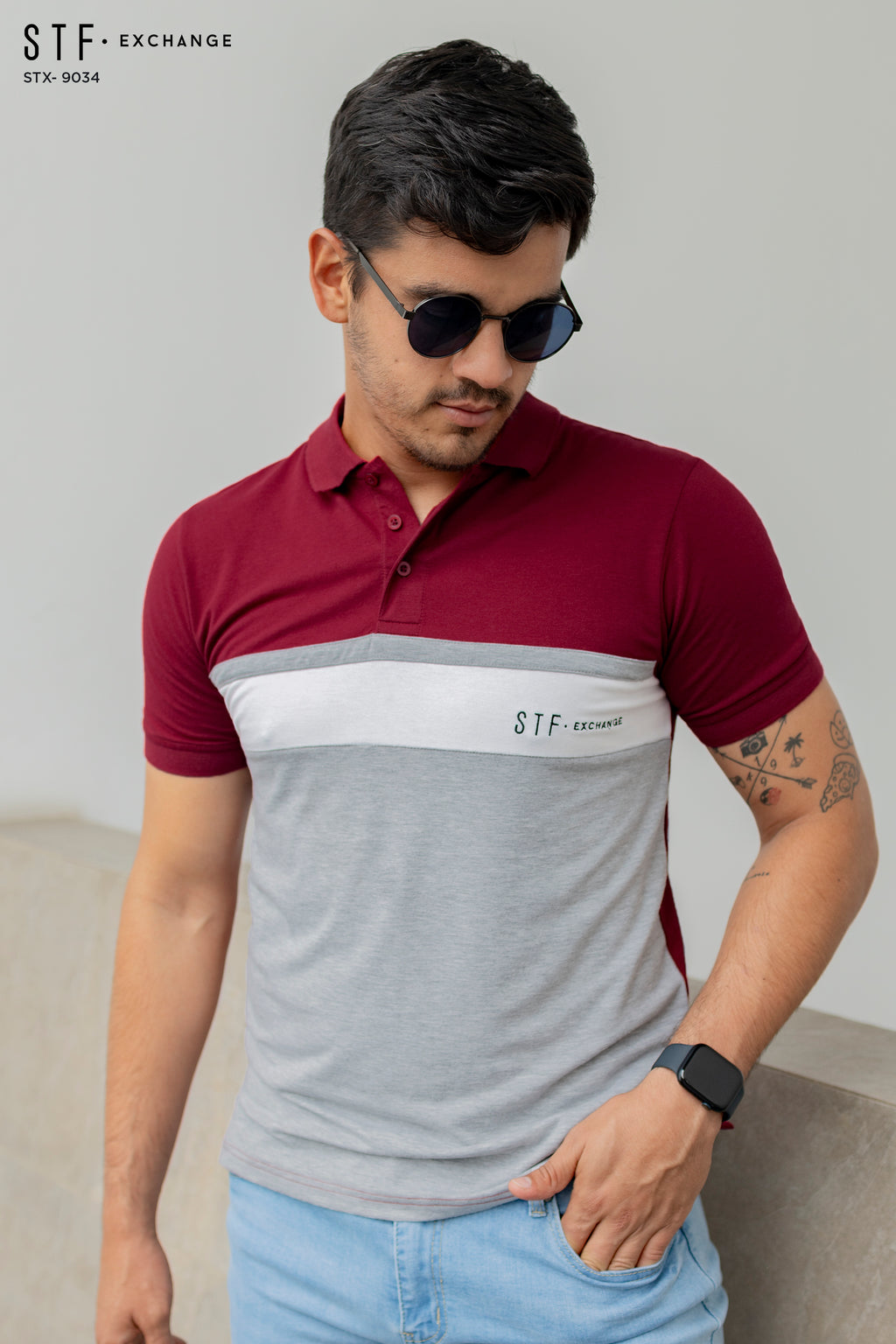 Camisa Tipo Polo STX-9034