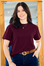 Camiseta Básica Oversize UQL-BN121