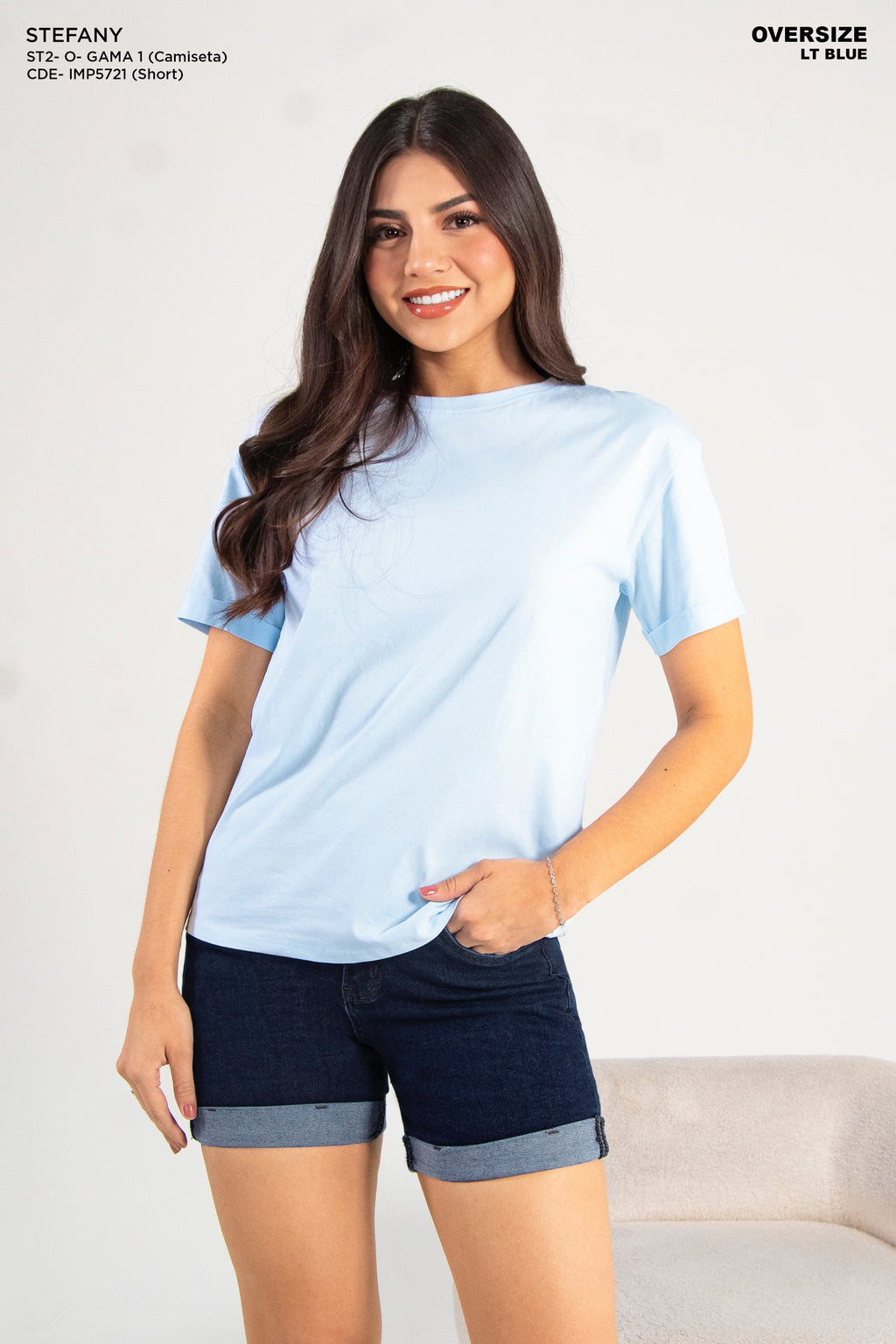 Camiseta Básica Oversize TST2-O GAMA-1