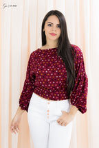 Blusa Casual Manga Larga U1-3021