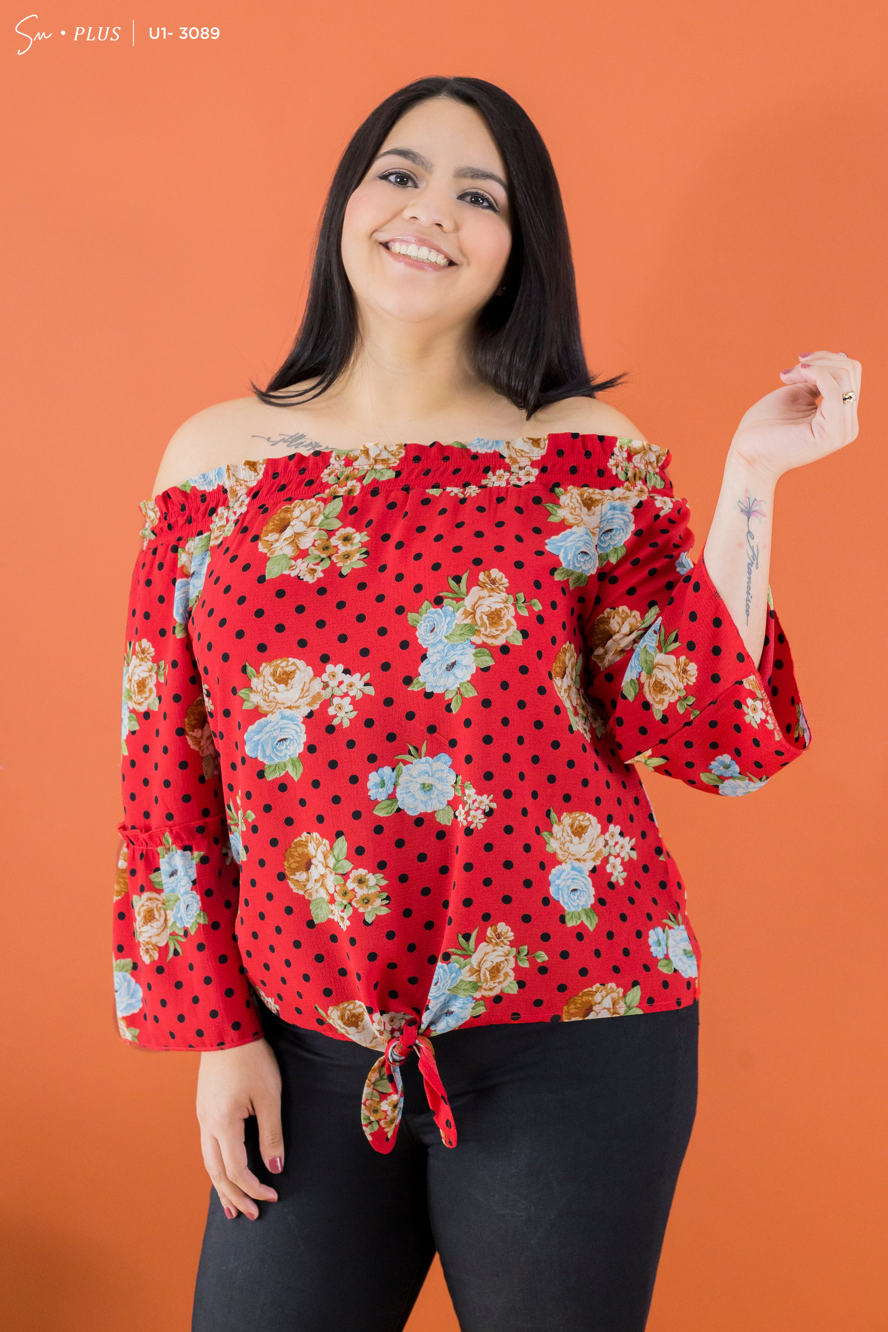 Blusa Plus Size U1-3089