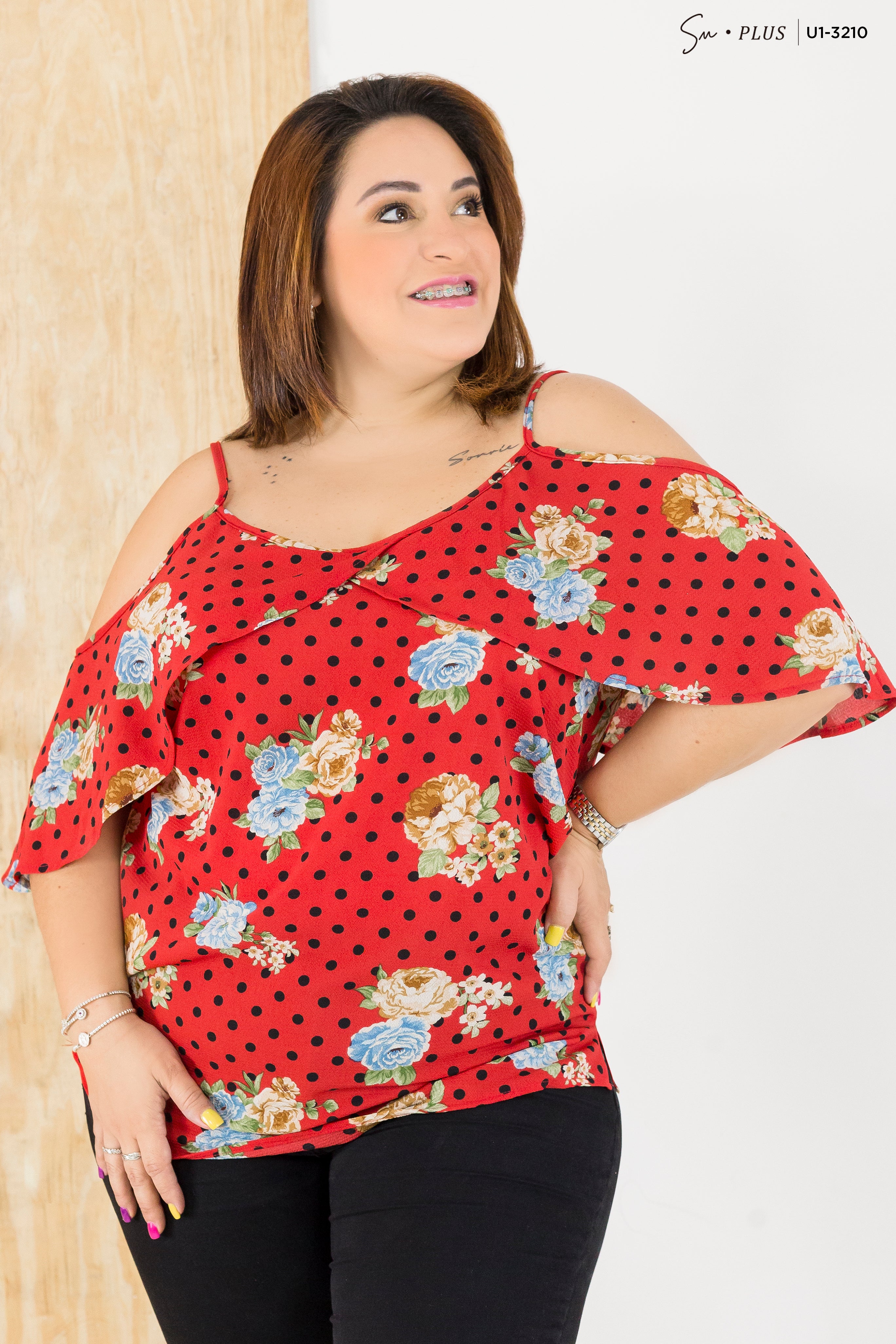 Blusa Plus Size U1-3210