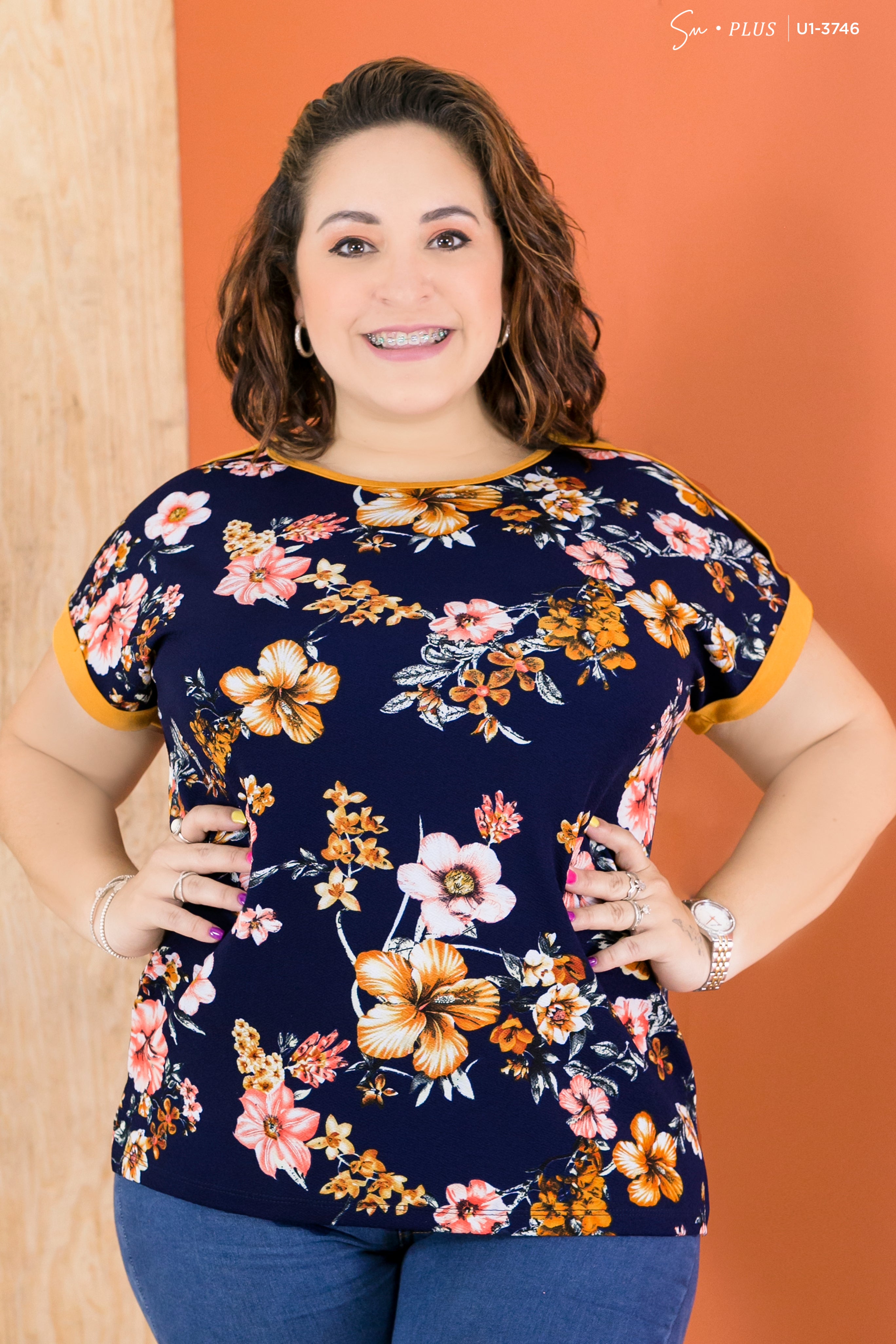 Blusa Plus Size U1-3746