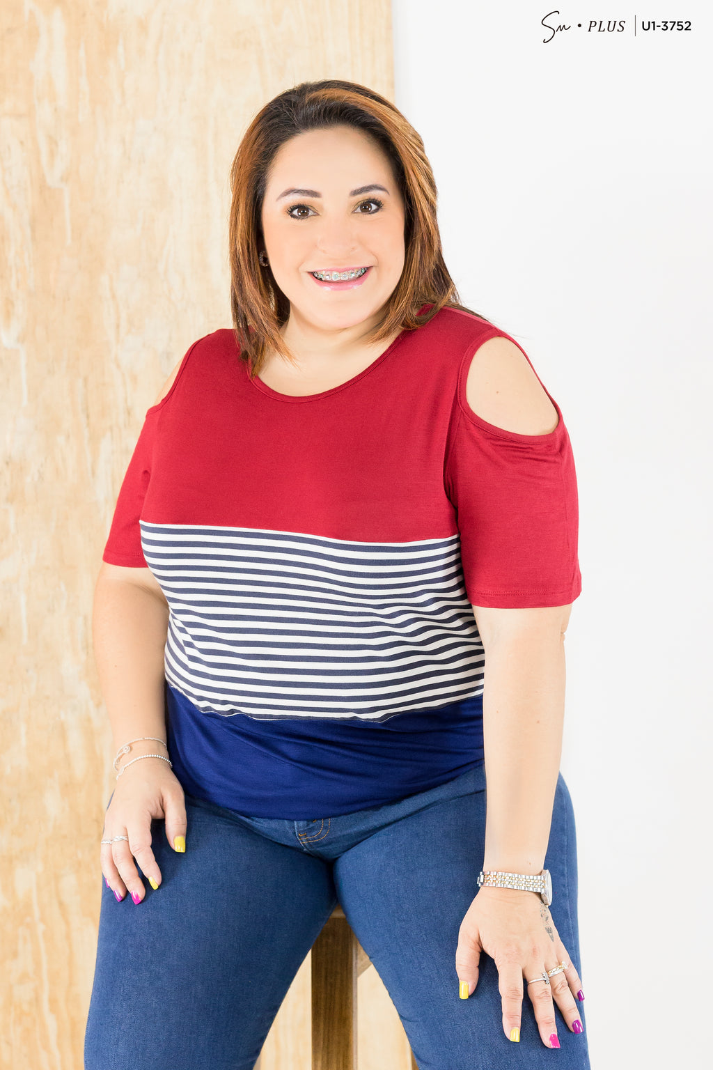 Blusa Plus Size U1-3752