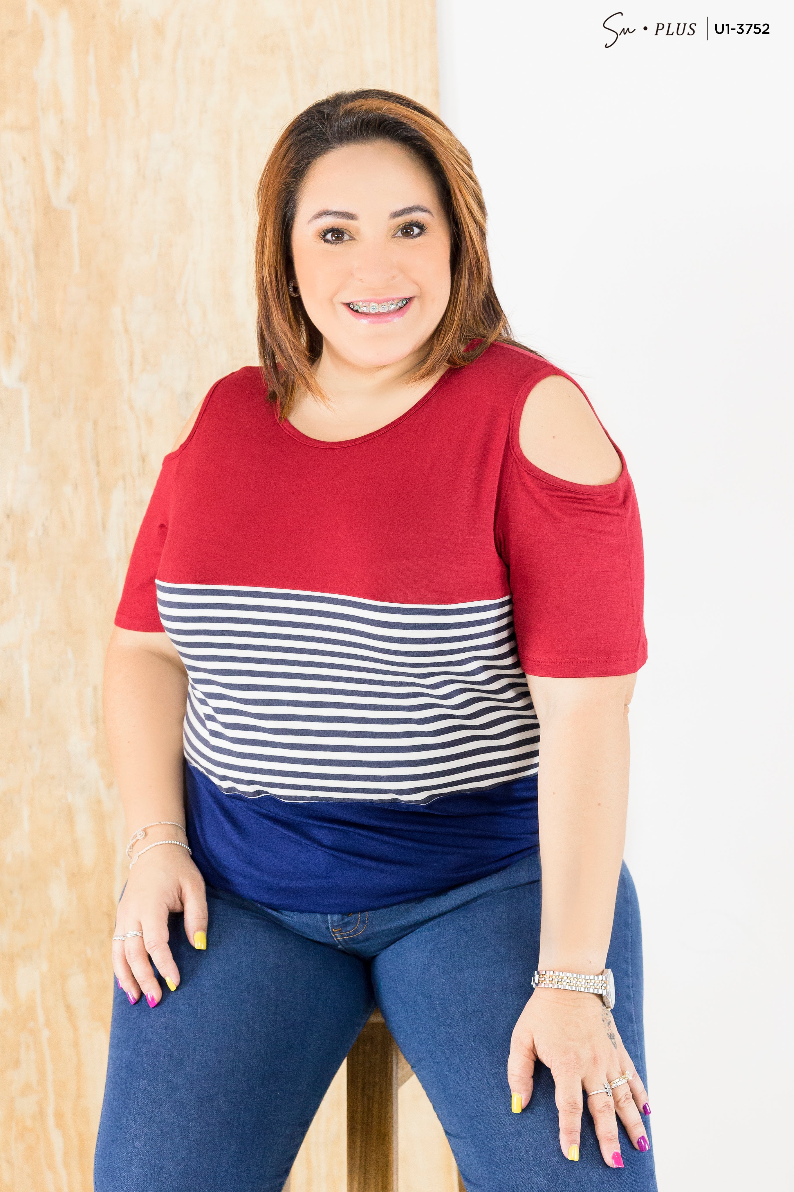 Blusa Plus Size U1-3752