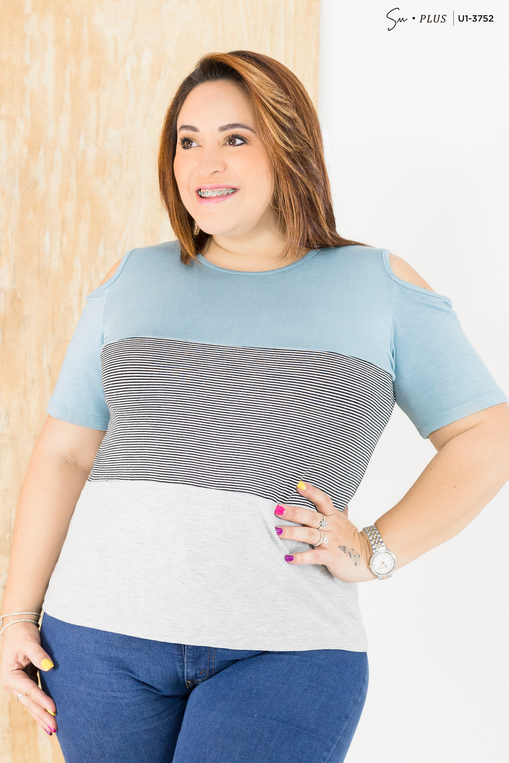 Blusa Plus Size U1-3752