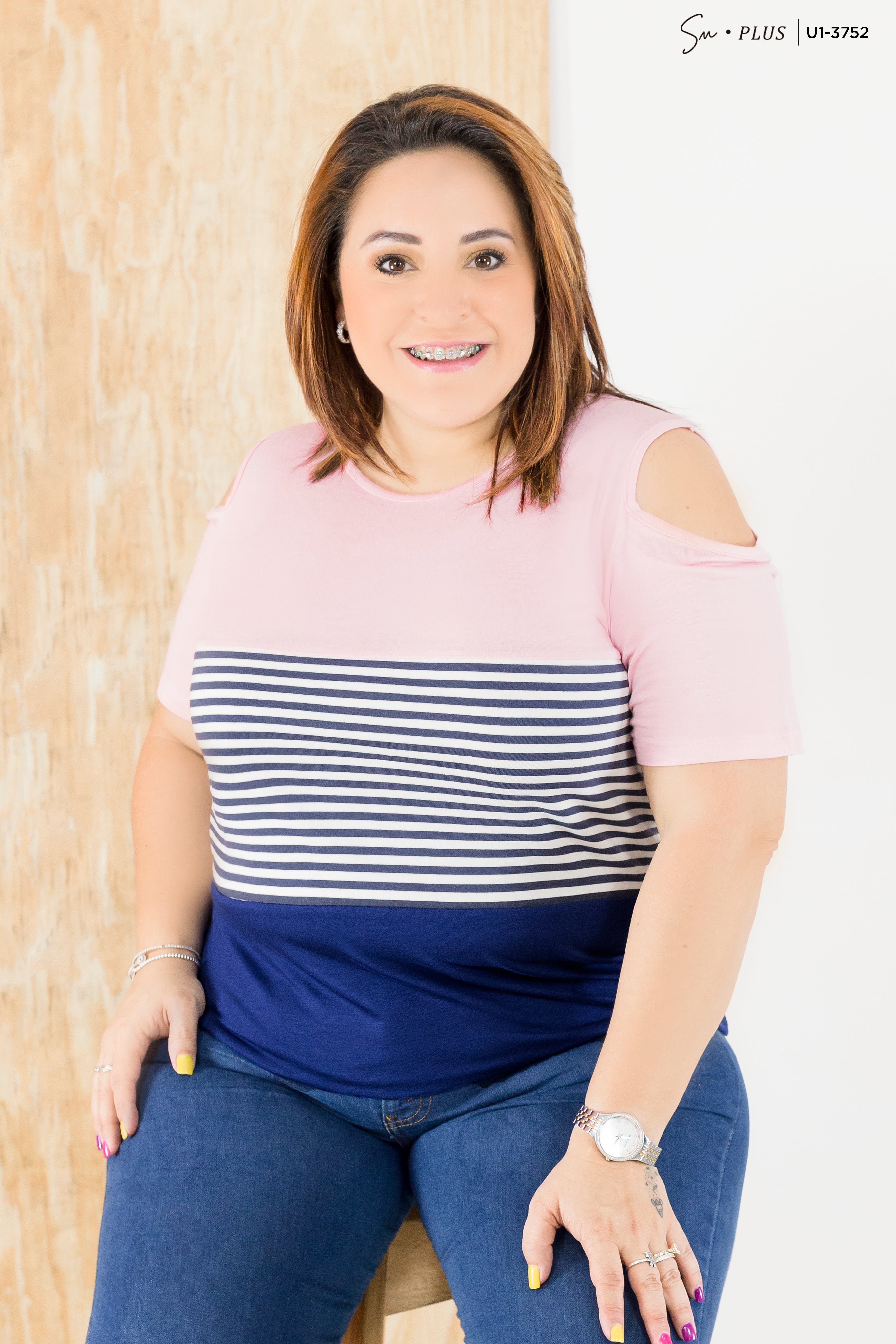 Blusa Plus Size U1-3752