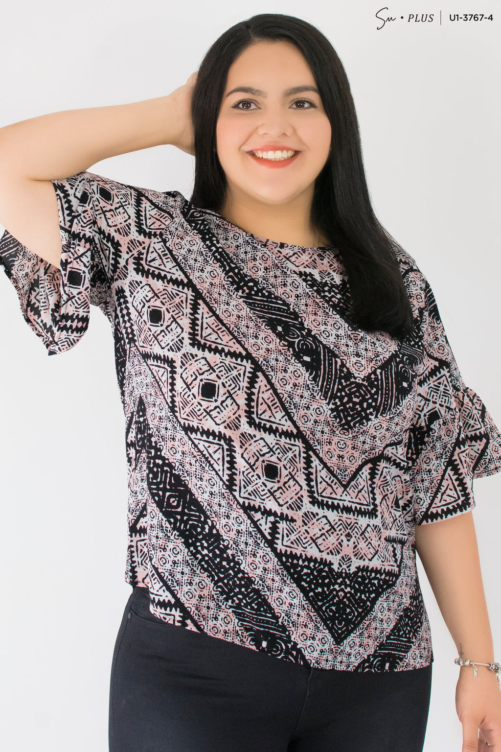 Blusa Plus Size U1-3767-4