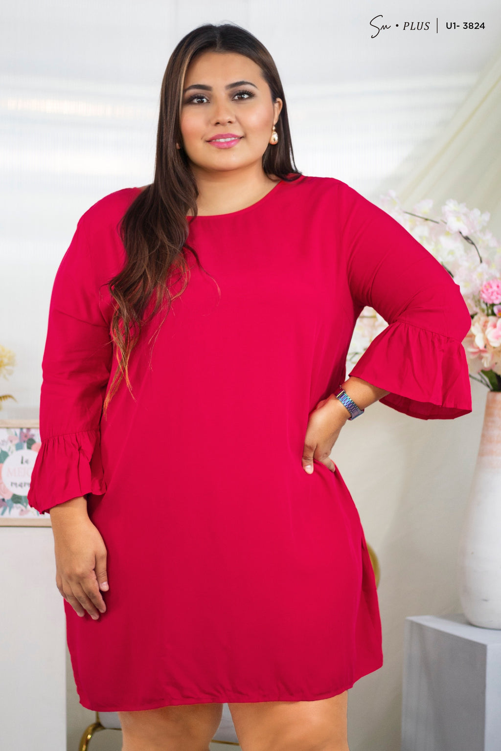 Vestido Plus Size U1-3824