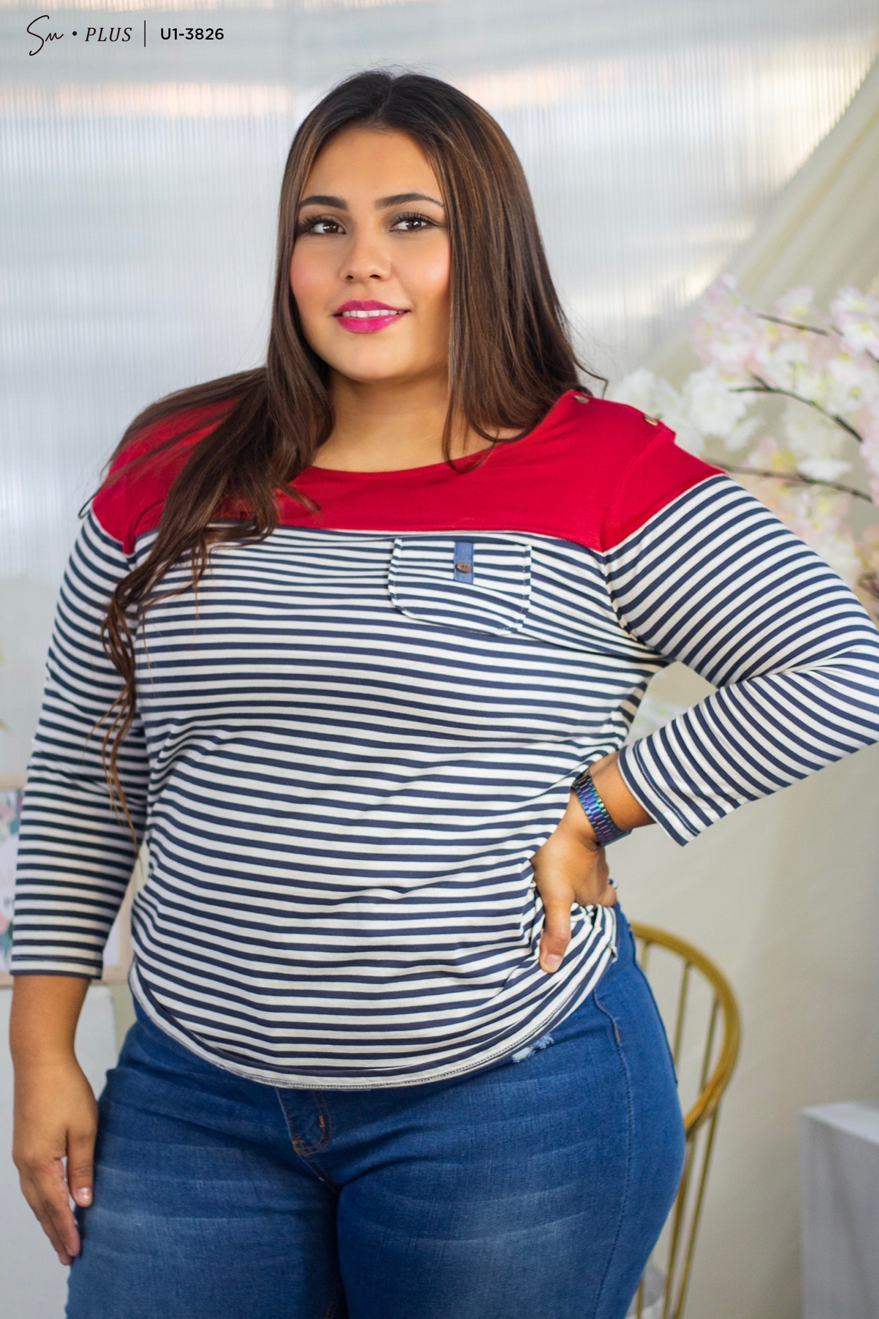 Blusa Plus Size U1-3826
