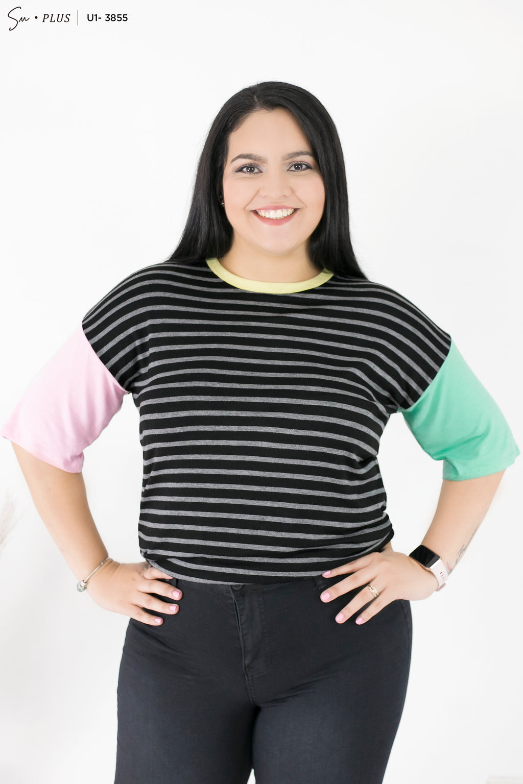 Blusa Plus Size U1-3855