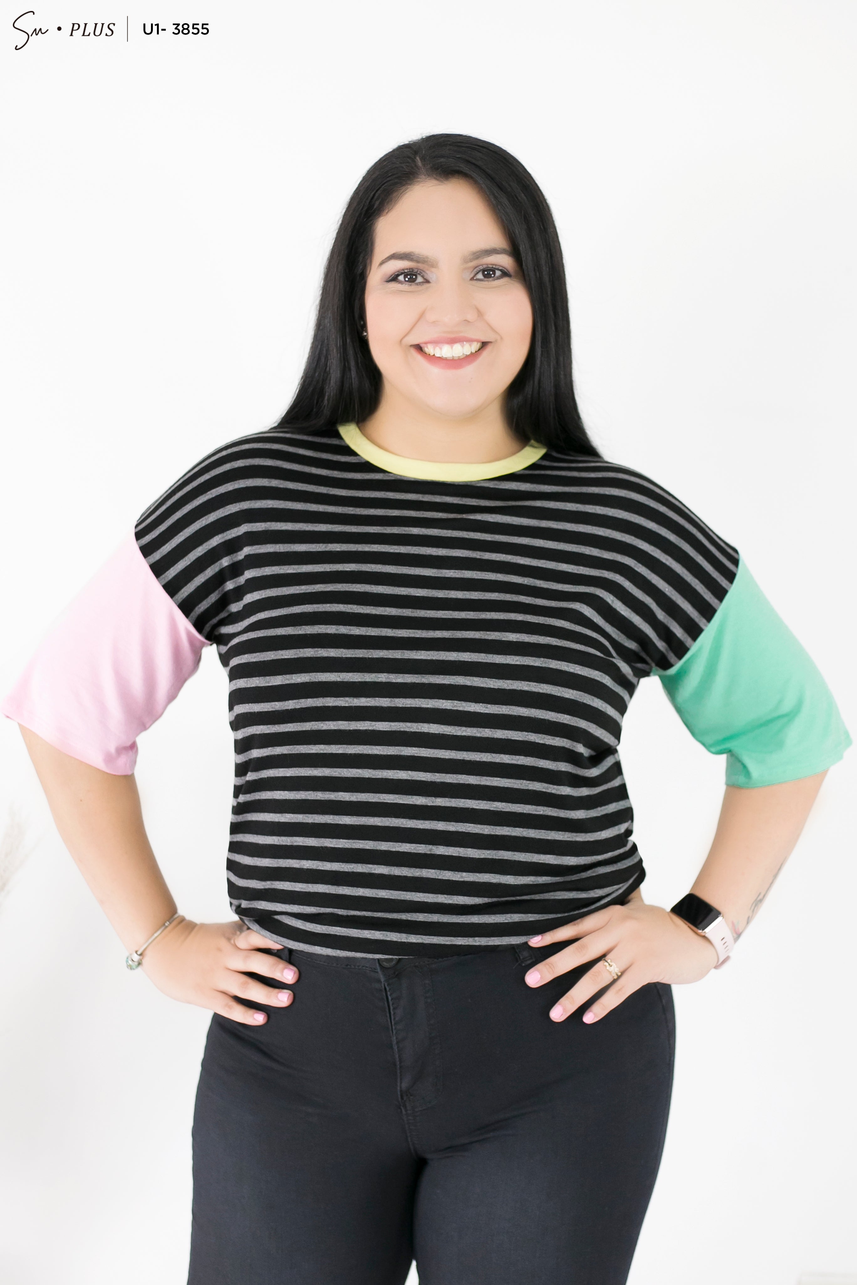 Blusa Plus Size U1-3855