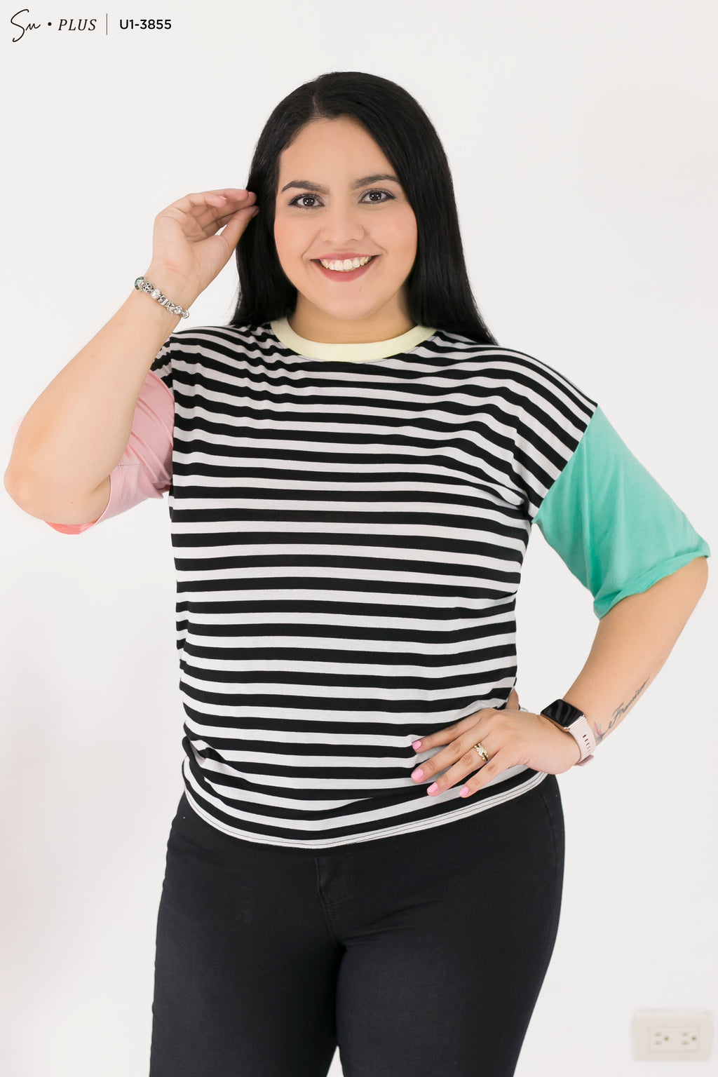 Blusa Plus Size U1-3855