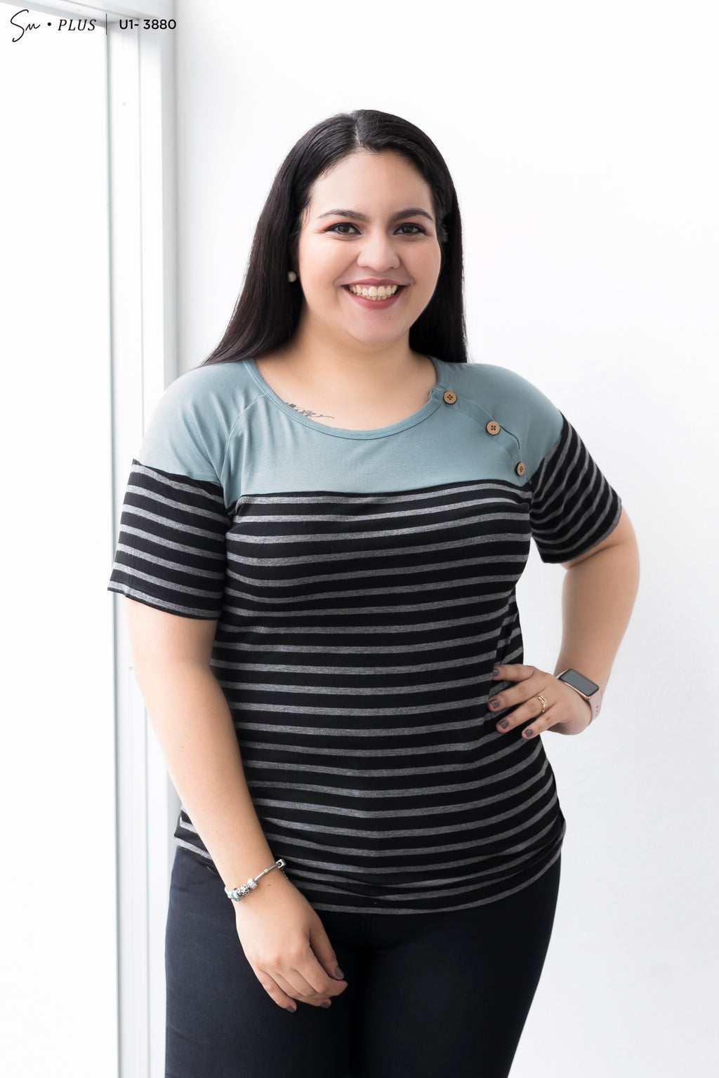 Blusa Plus Size U1-3880