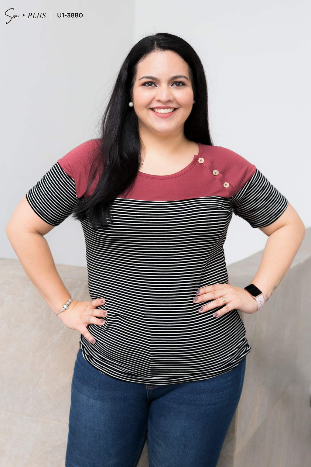 Blusa Plus Size U1-3880