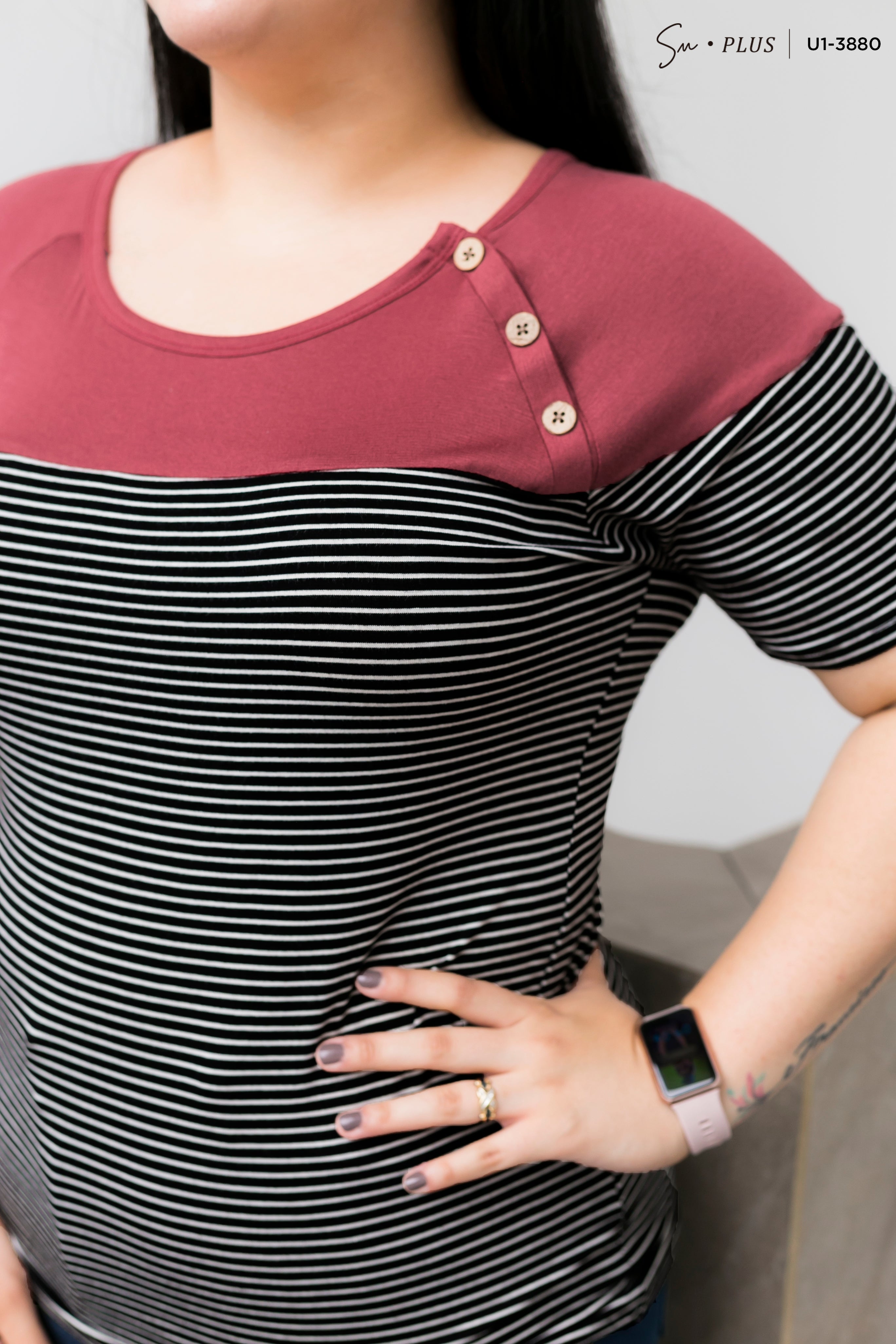 Blusa Plus Size U1-3880