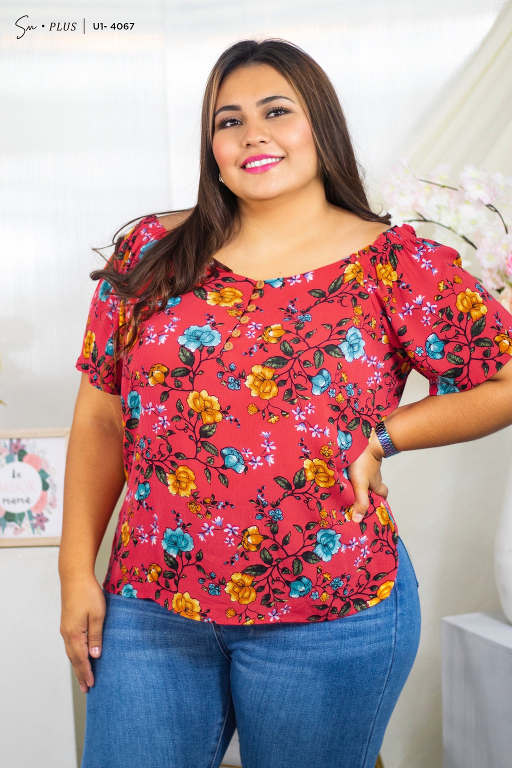 Blusa Plus Size U1-4067