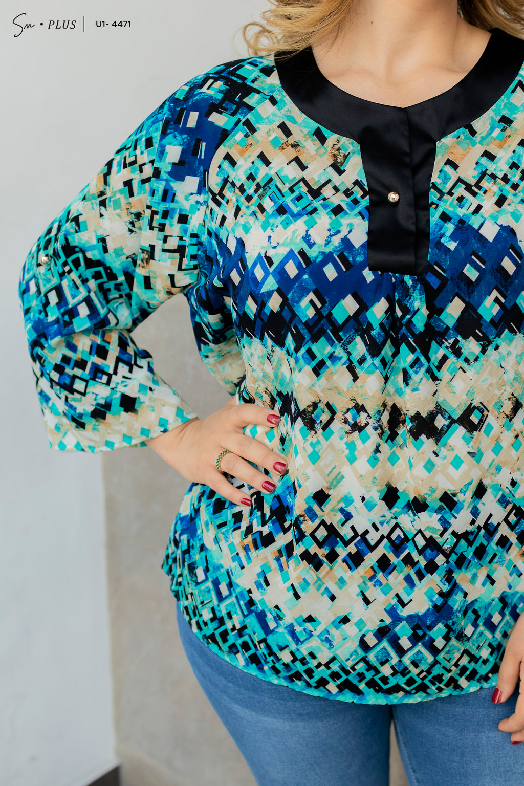 Blusa Plus Size U1-4471