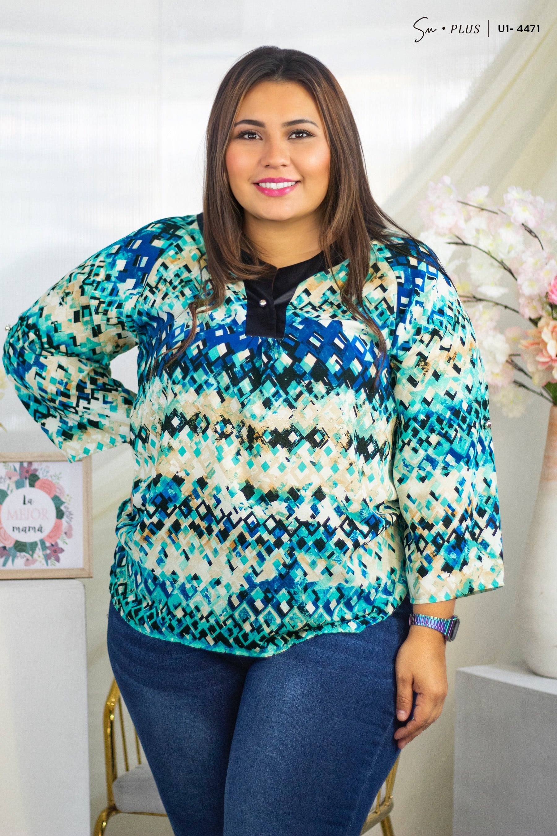 Blusa Plus Size U1-4471