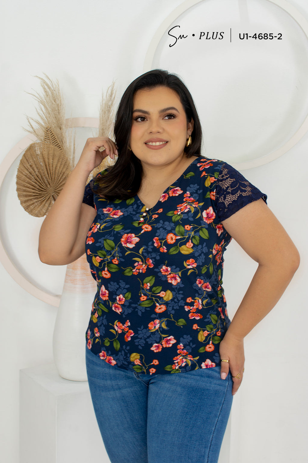 Blusa Plus Size U1-4685-2