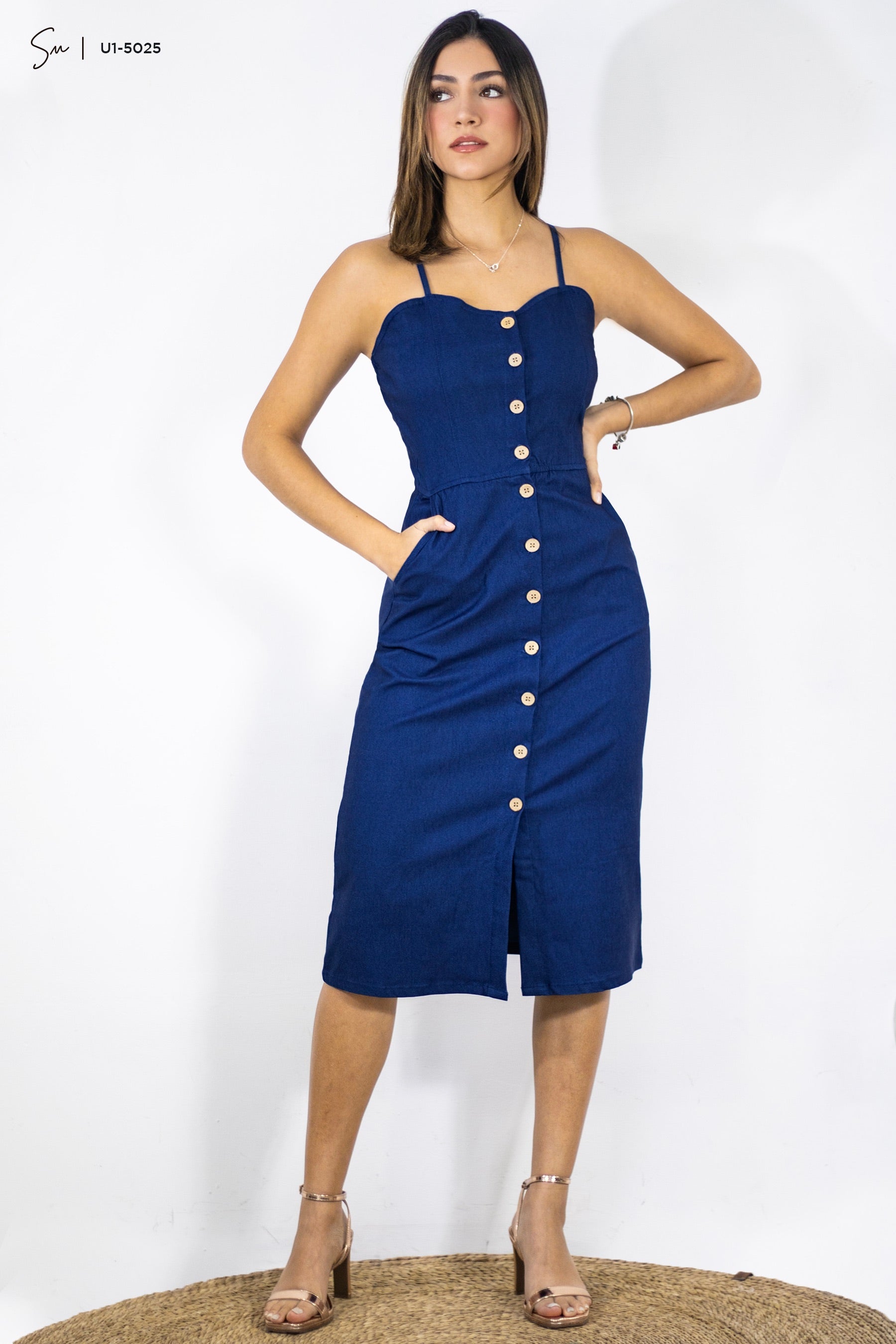 Vestido Denim U1-5025