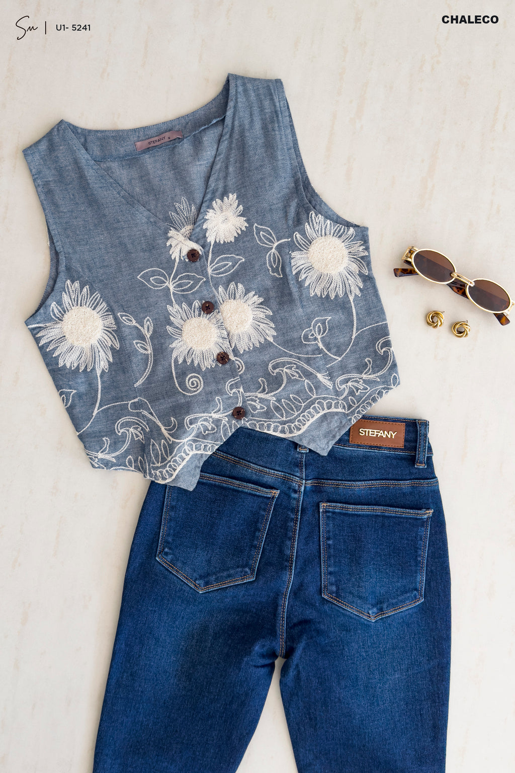 Chaleco Denim U1-5241