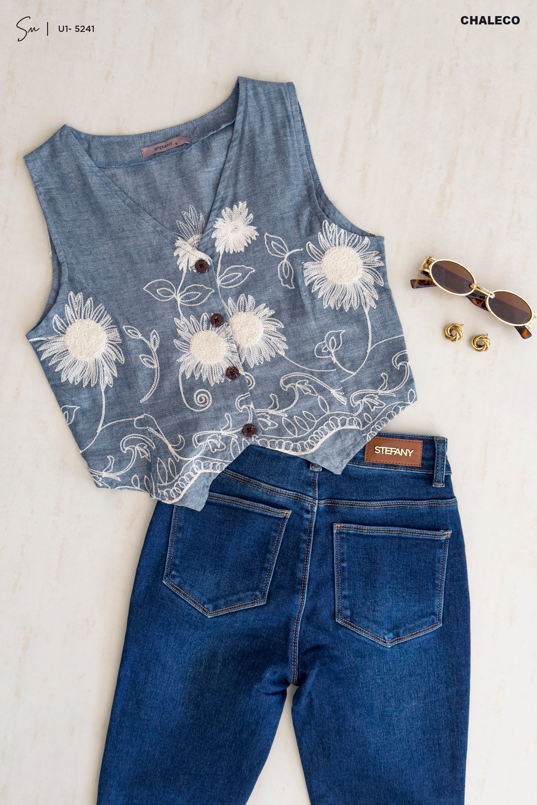 Chaleco Denim U1-5241