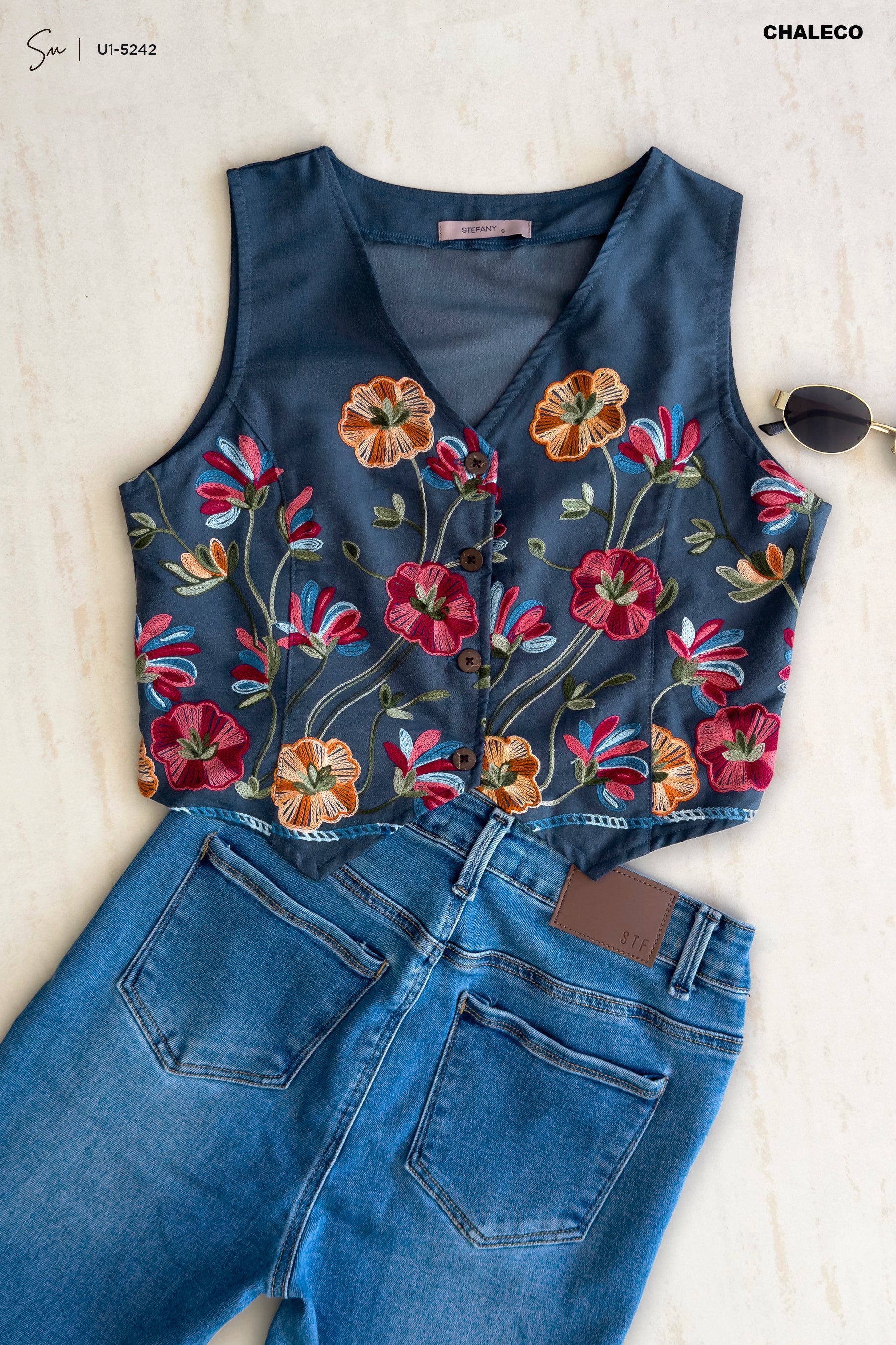 Chaleco Denim U1-5242