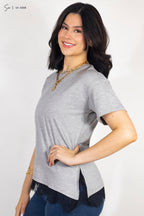 Camiseta oversize de encaje U1-5308