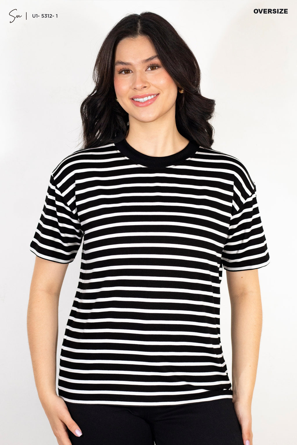 Camiseta de Rayas U1-5312-1