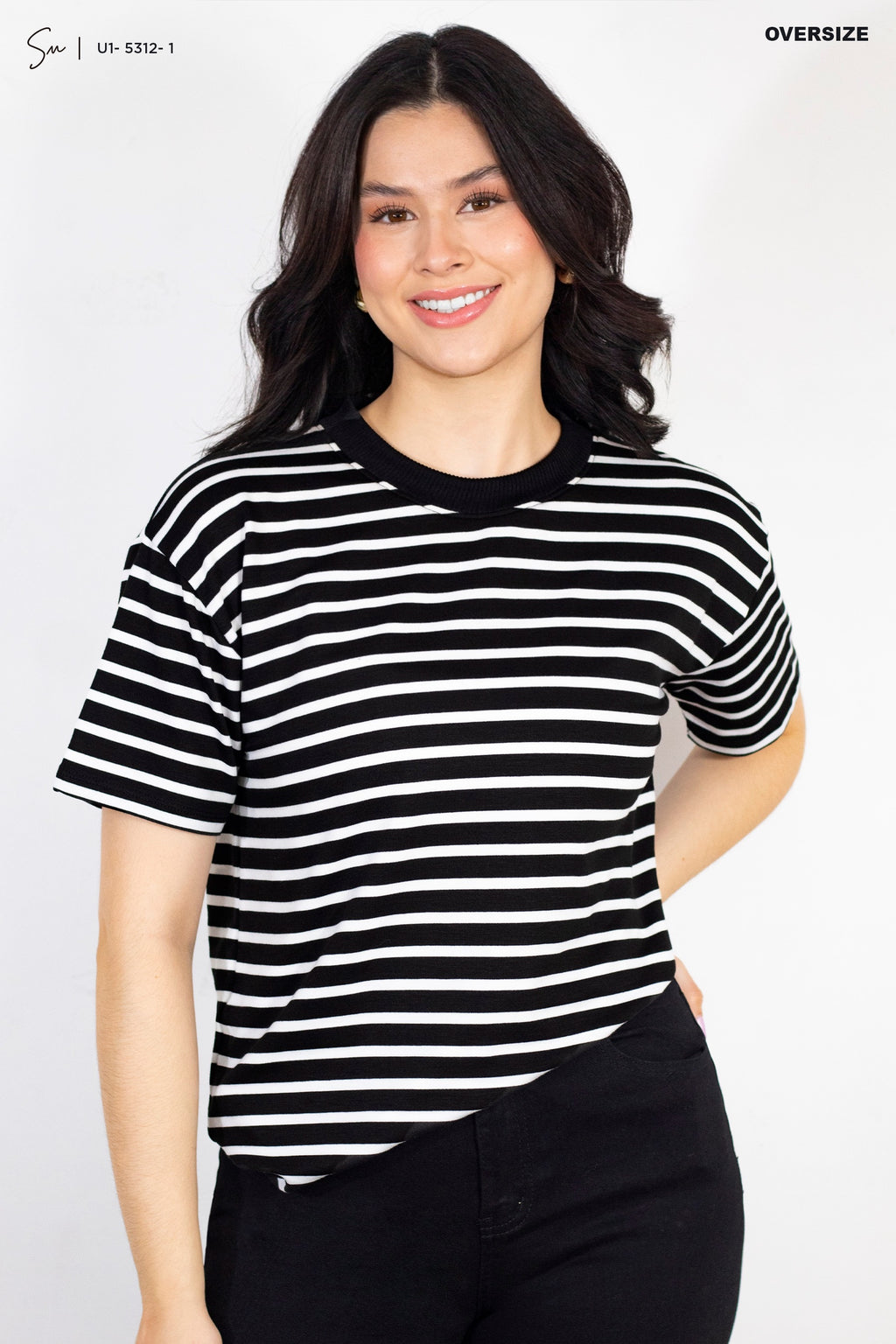Camiseta de Rayas U1-5312-1