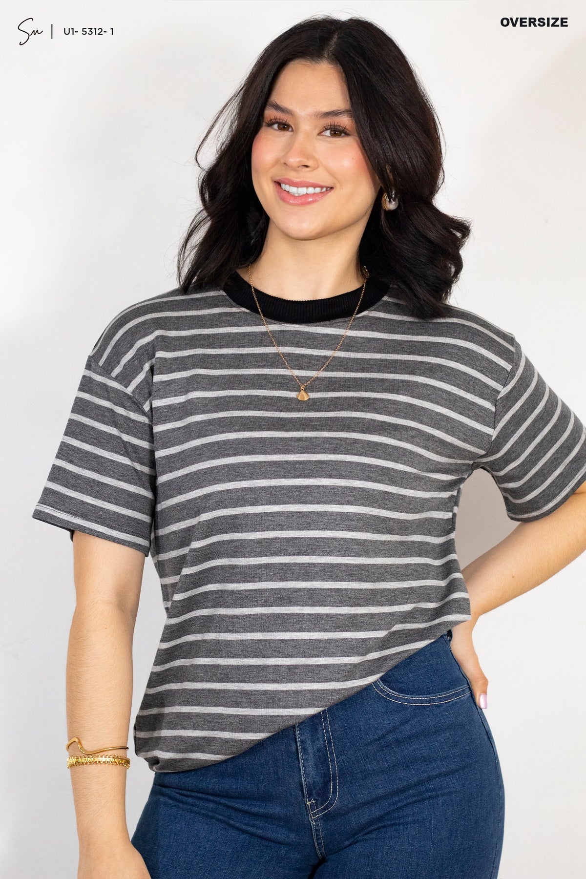 Camiseta de Rayas U1-5312-1