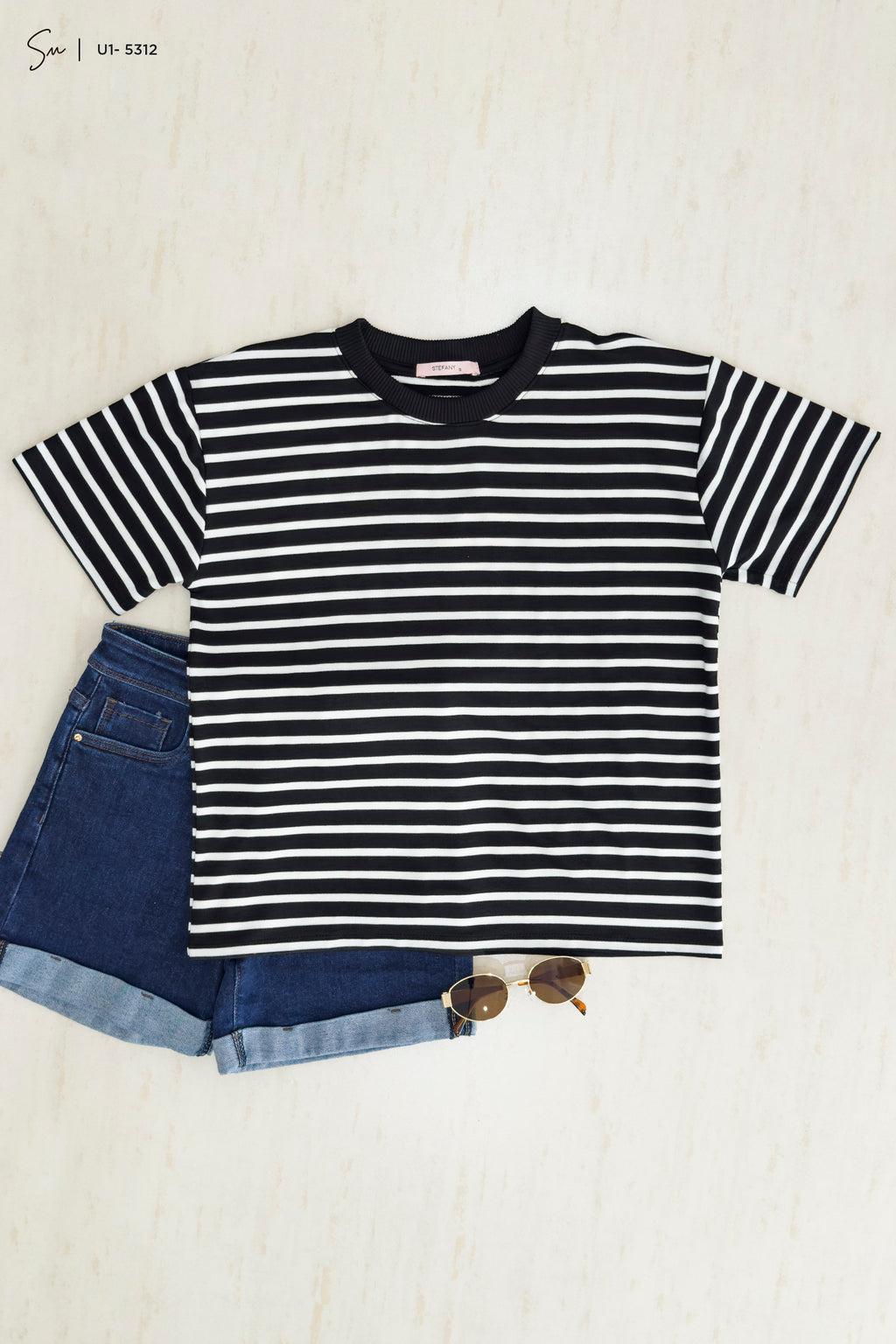 Camiseta de Rayas U1-5312