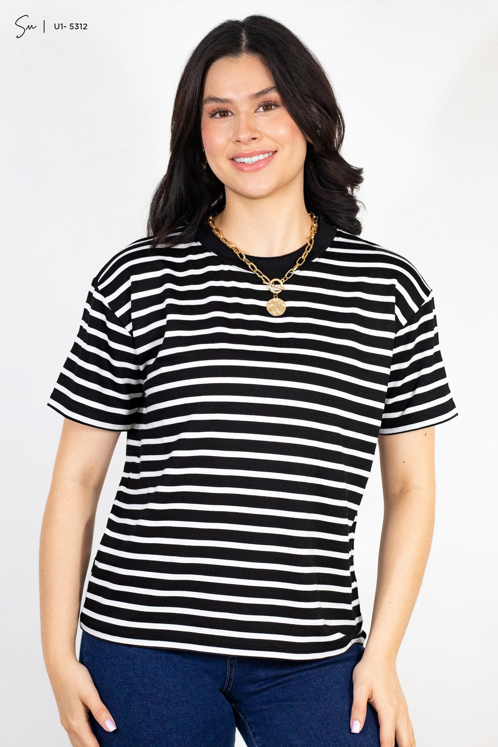 Camiseta de Rayas U1-5312