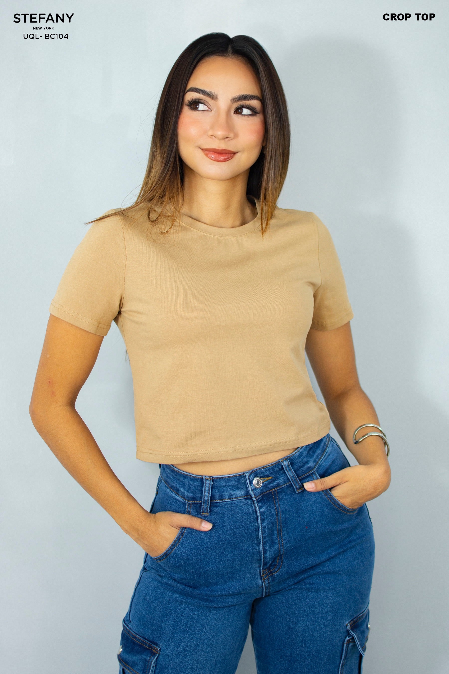 Camisa Básica Cropped UQL-BC104