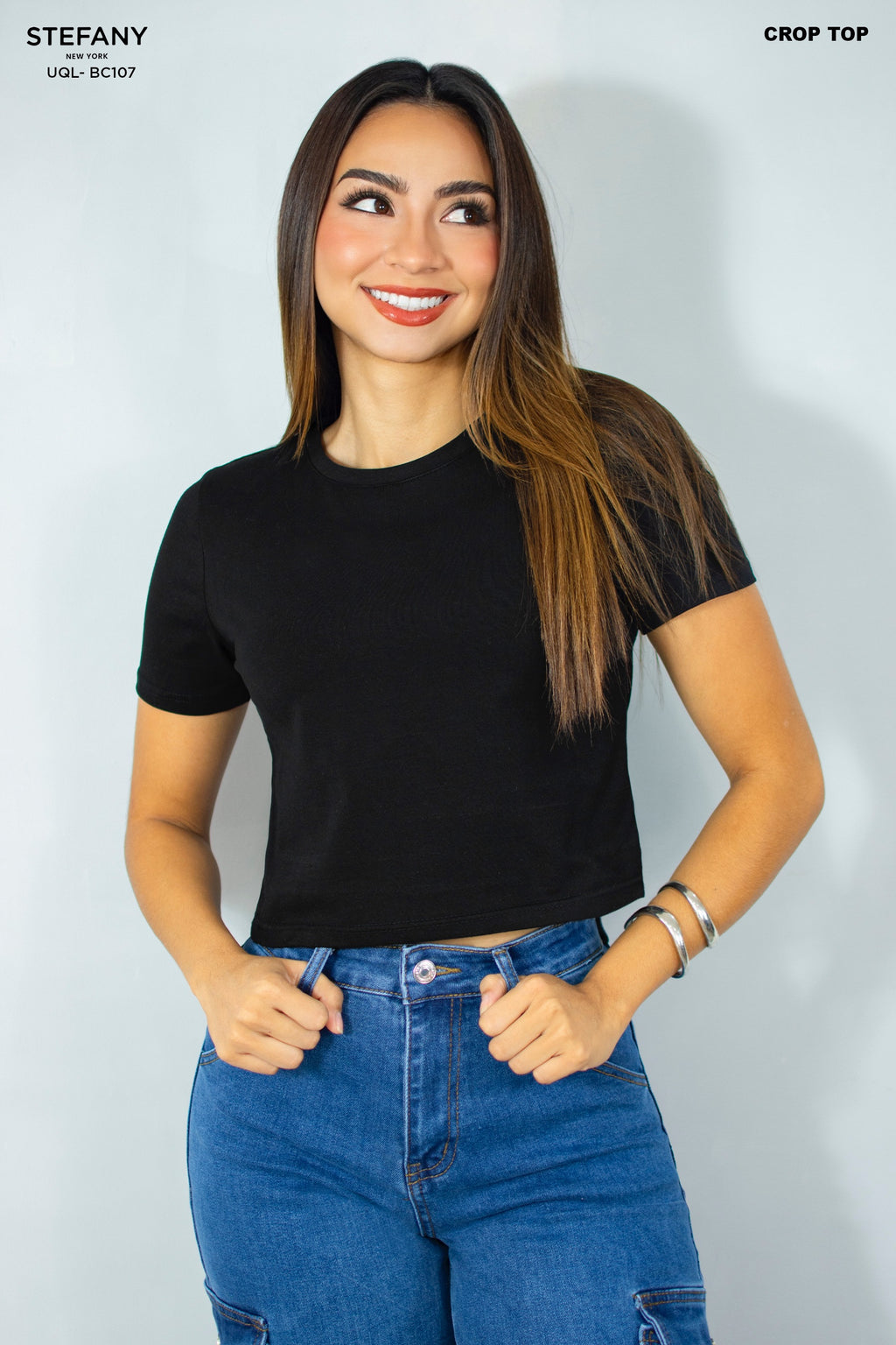 Camisa Básica Cropped UQL-BC107