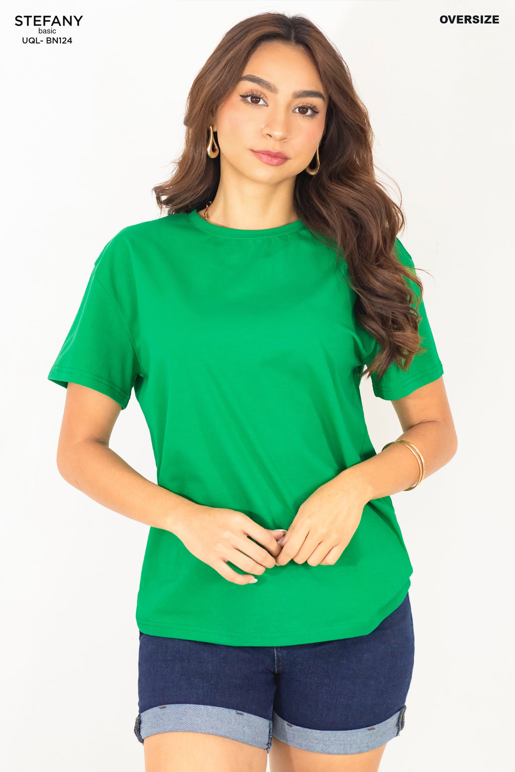 Camiseta Básica Oversize UQL-BN124