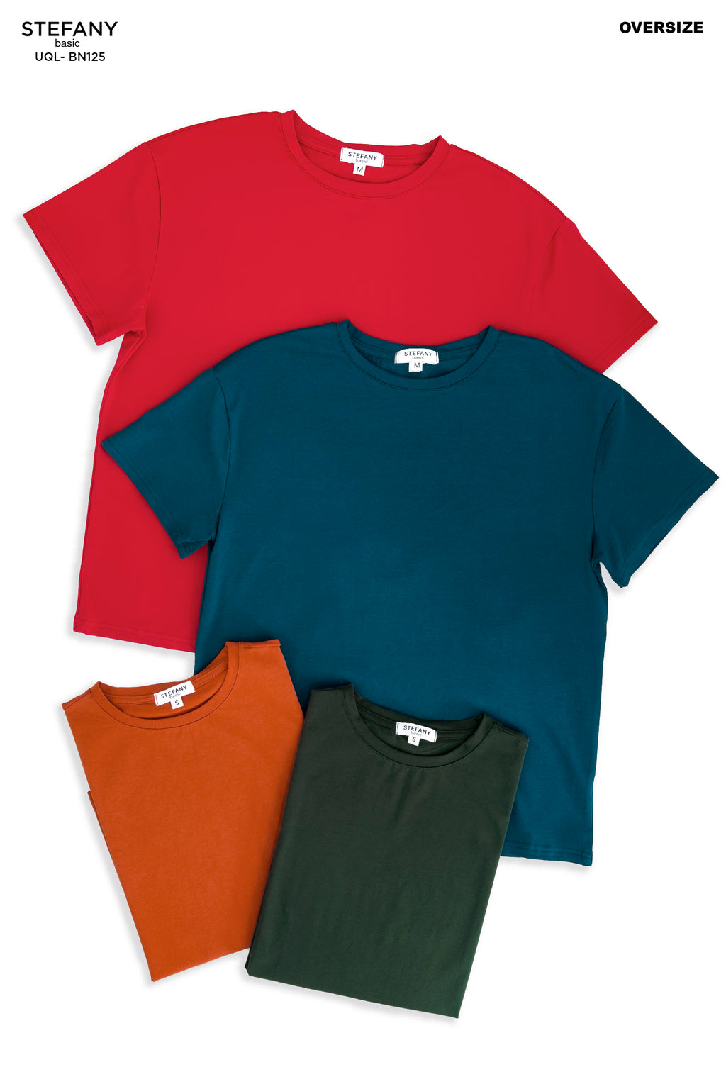 Camiseta Básica Oversize UQL-BN125