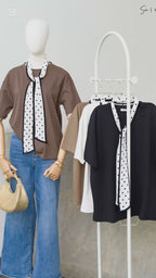 Camiseta Básica con Listón U1-5358
