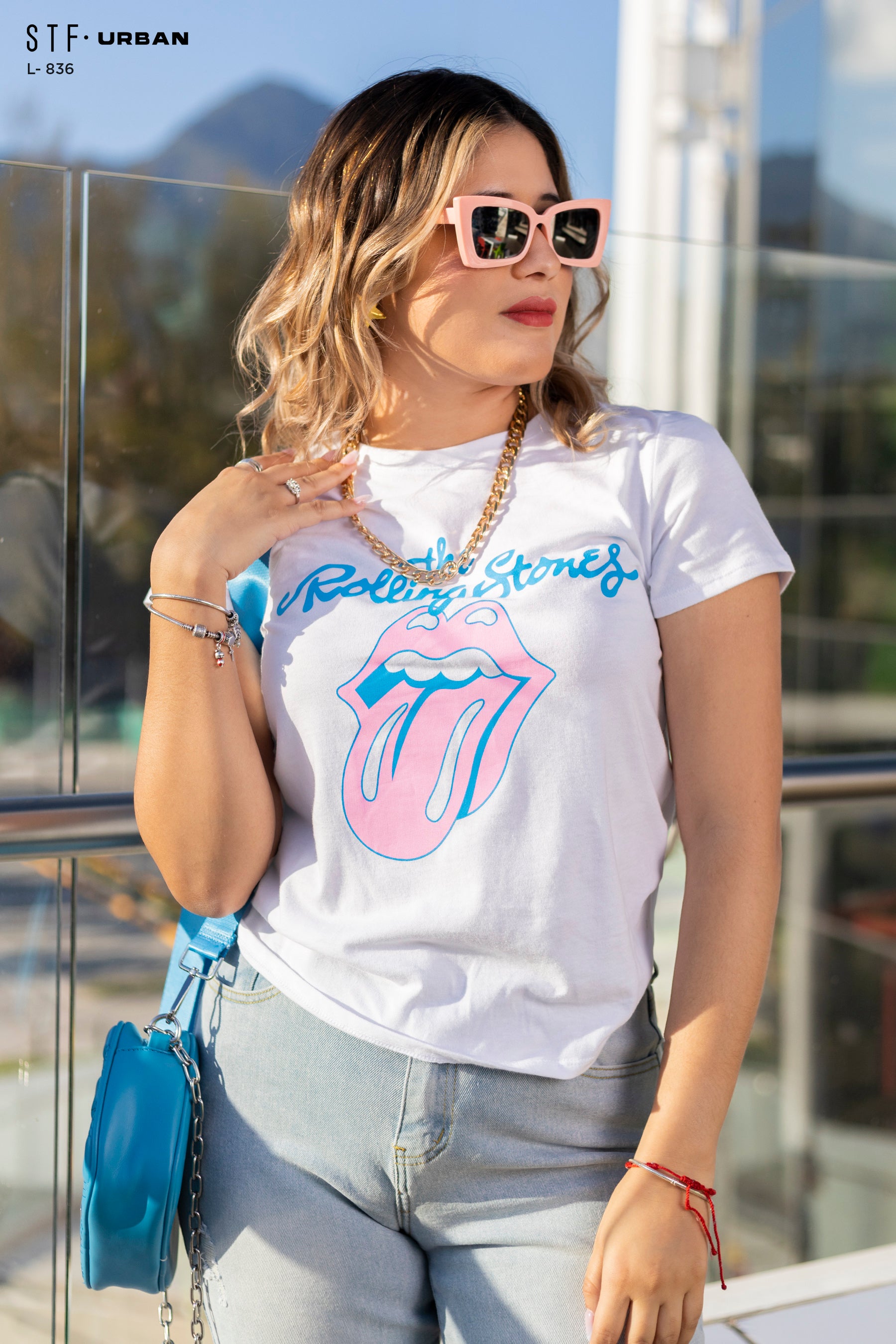 Camiseta Rolling Stones L-836