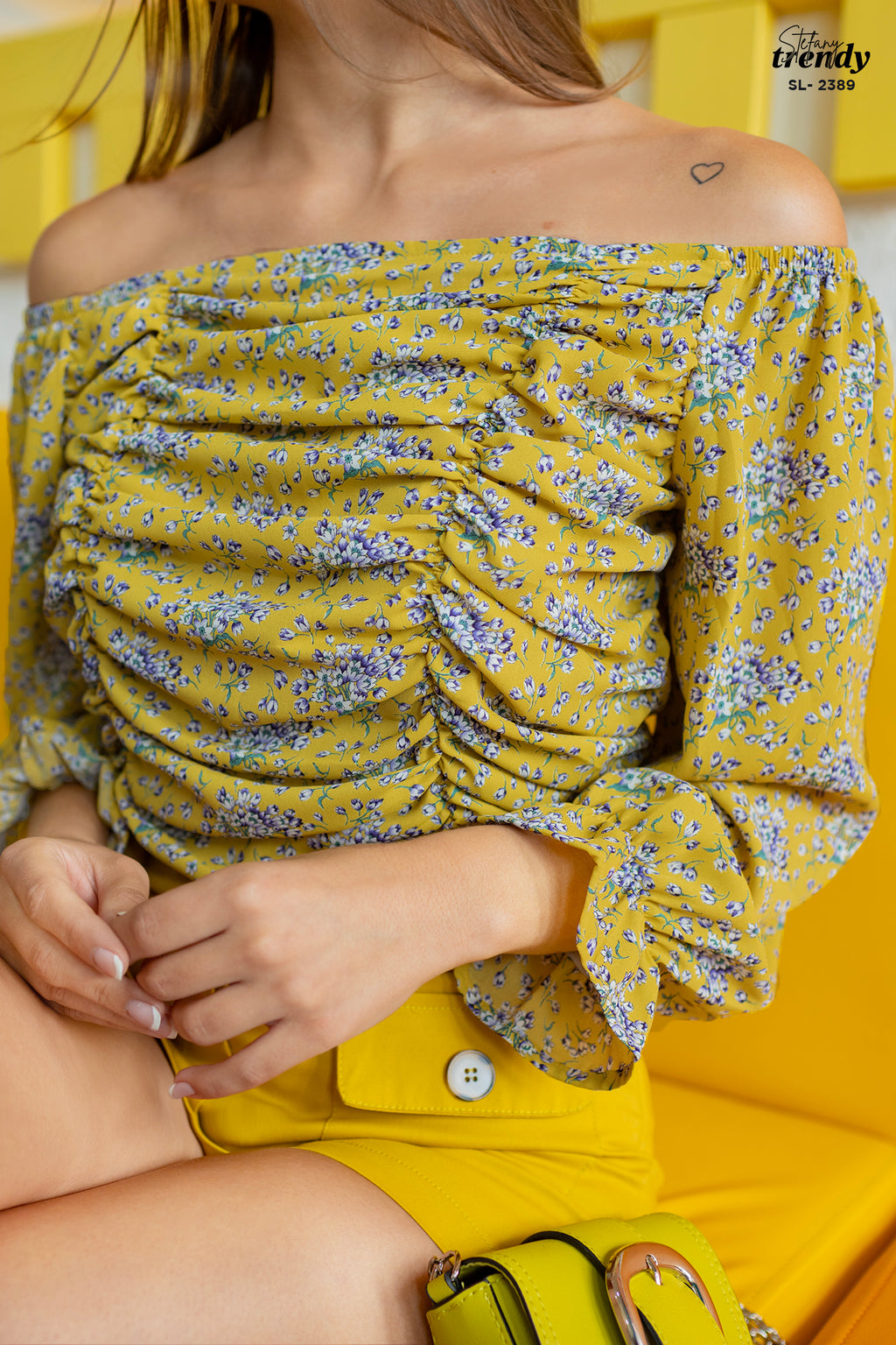 Blusa off shoulder Stefany SL-2389
