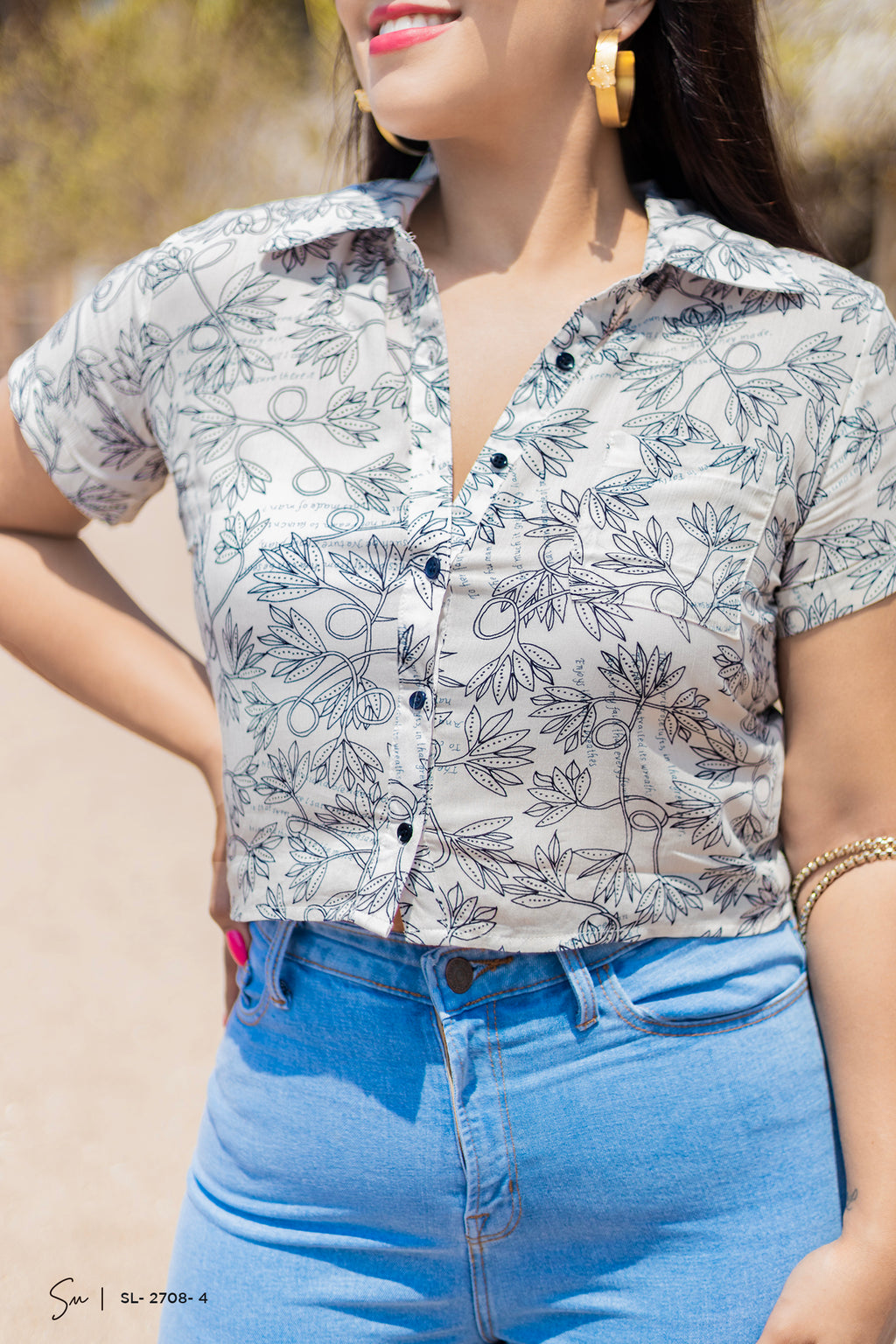 Blusa para dama SL- 2708- 4